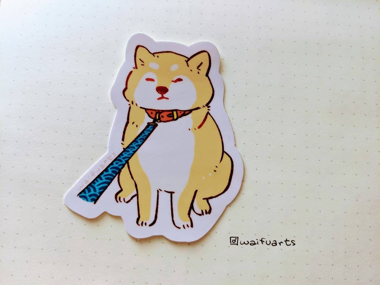 Shiba Inu Meme #3 Vinyl Sticker