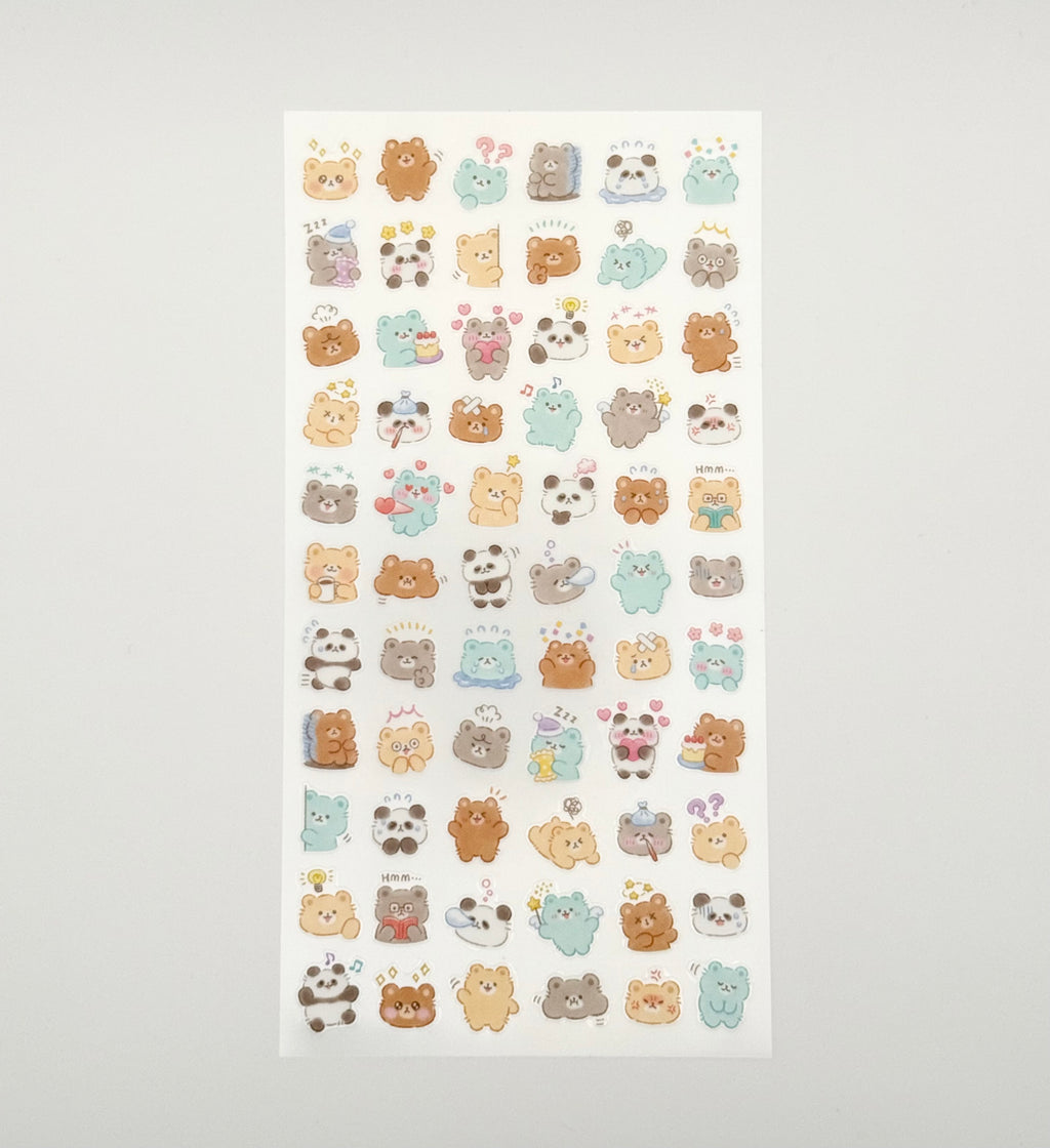 MindWave Mood Icon Sticker Sheet - Bears