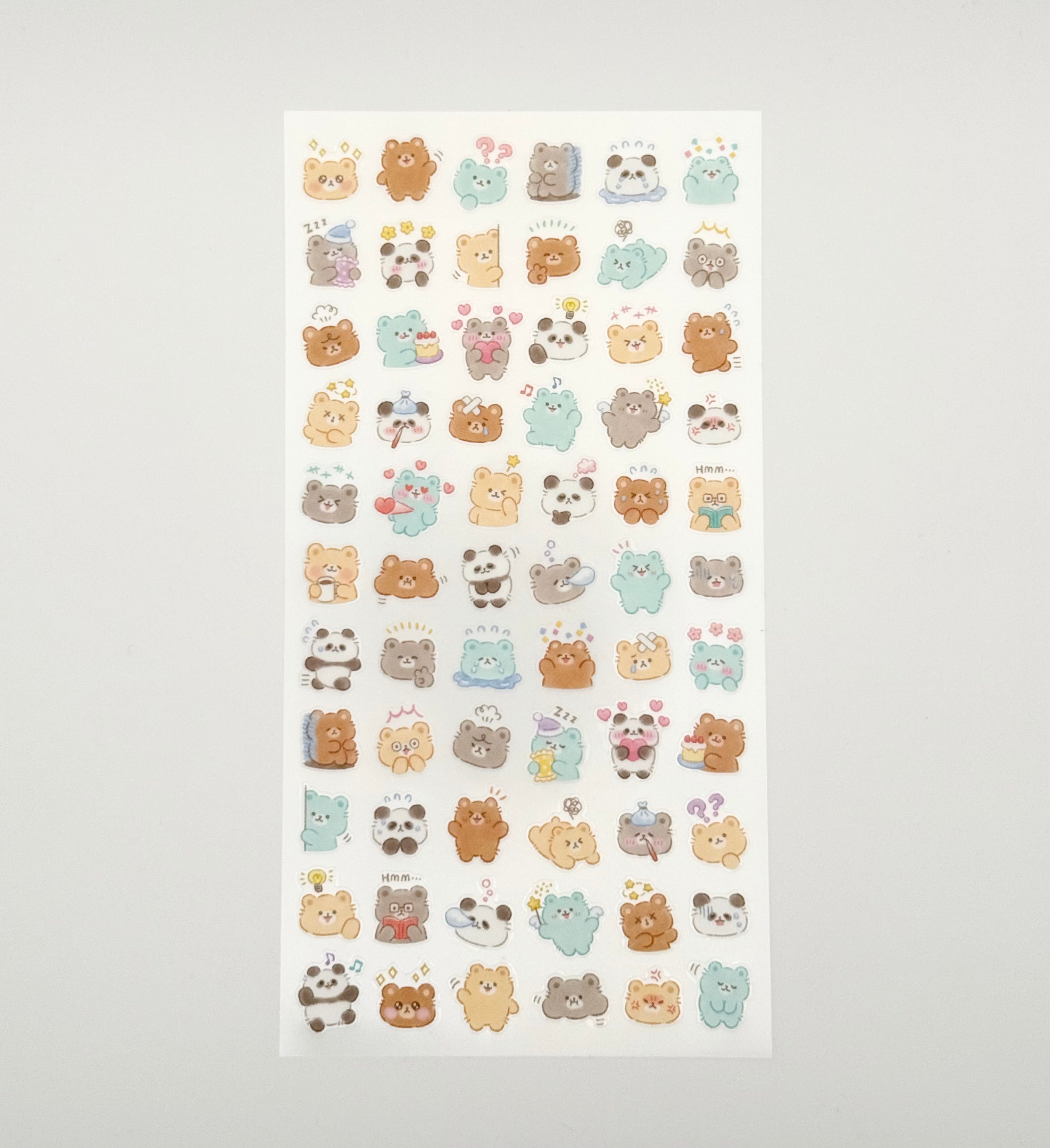 MindWave Mood Icon Sticker Sheet - Bears