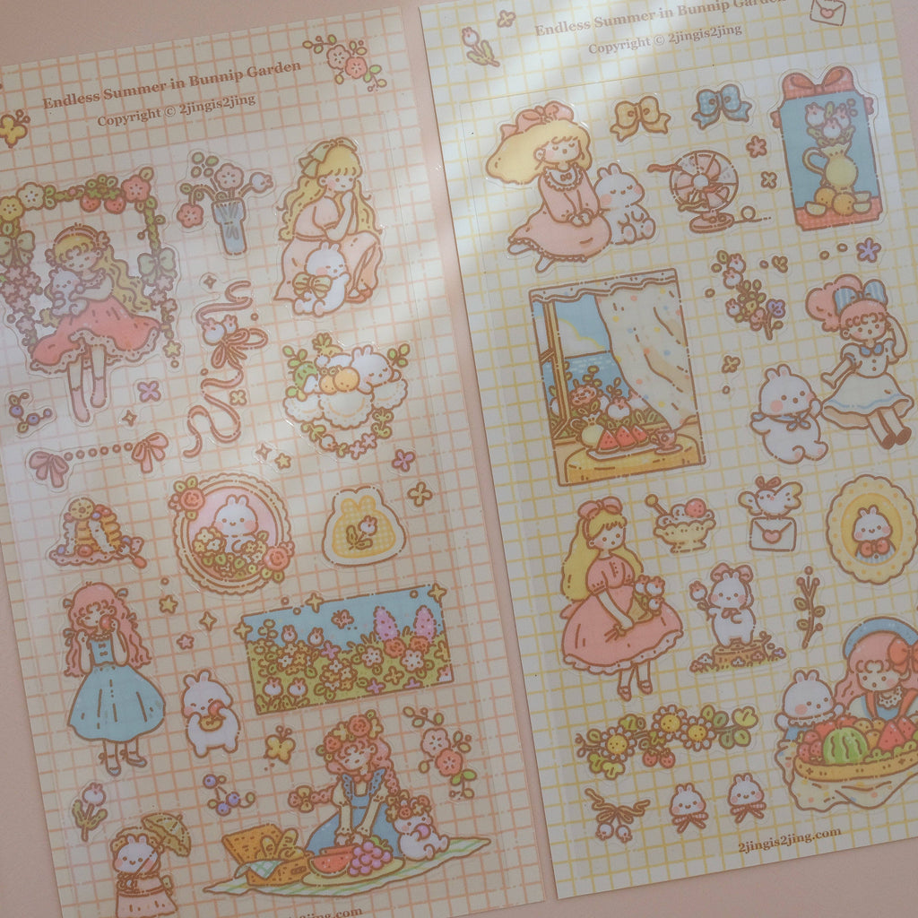 Endless Summer in Bunnip Garden Style B Sticker Sheet