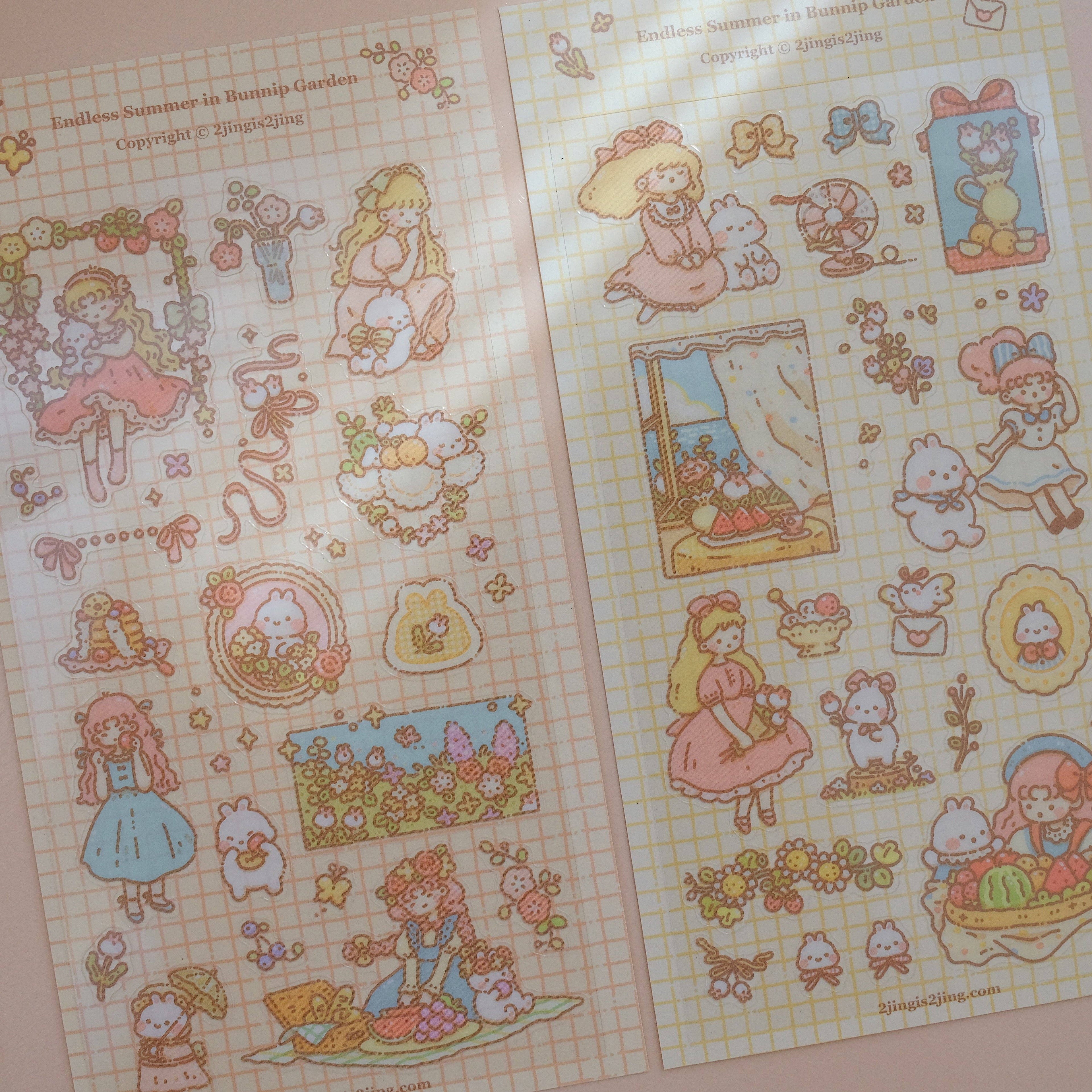 Endless Summer in Bunnip Garden Style B Sticker Sheet