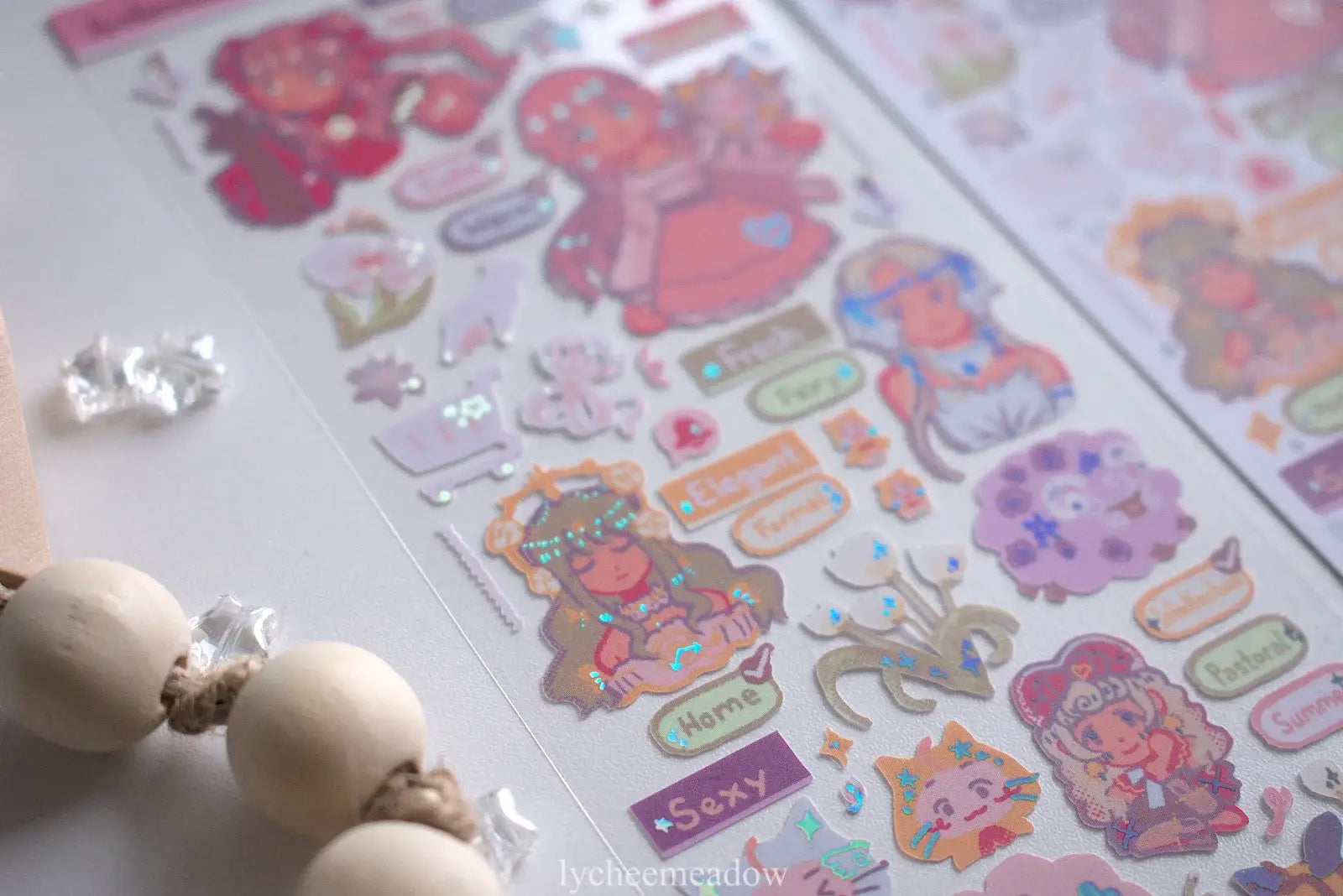 Infinite Fashion Holographic Sticker Sheet