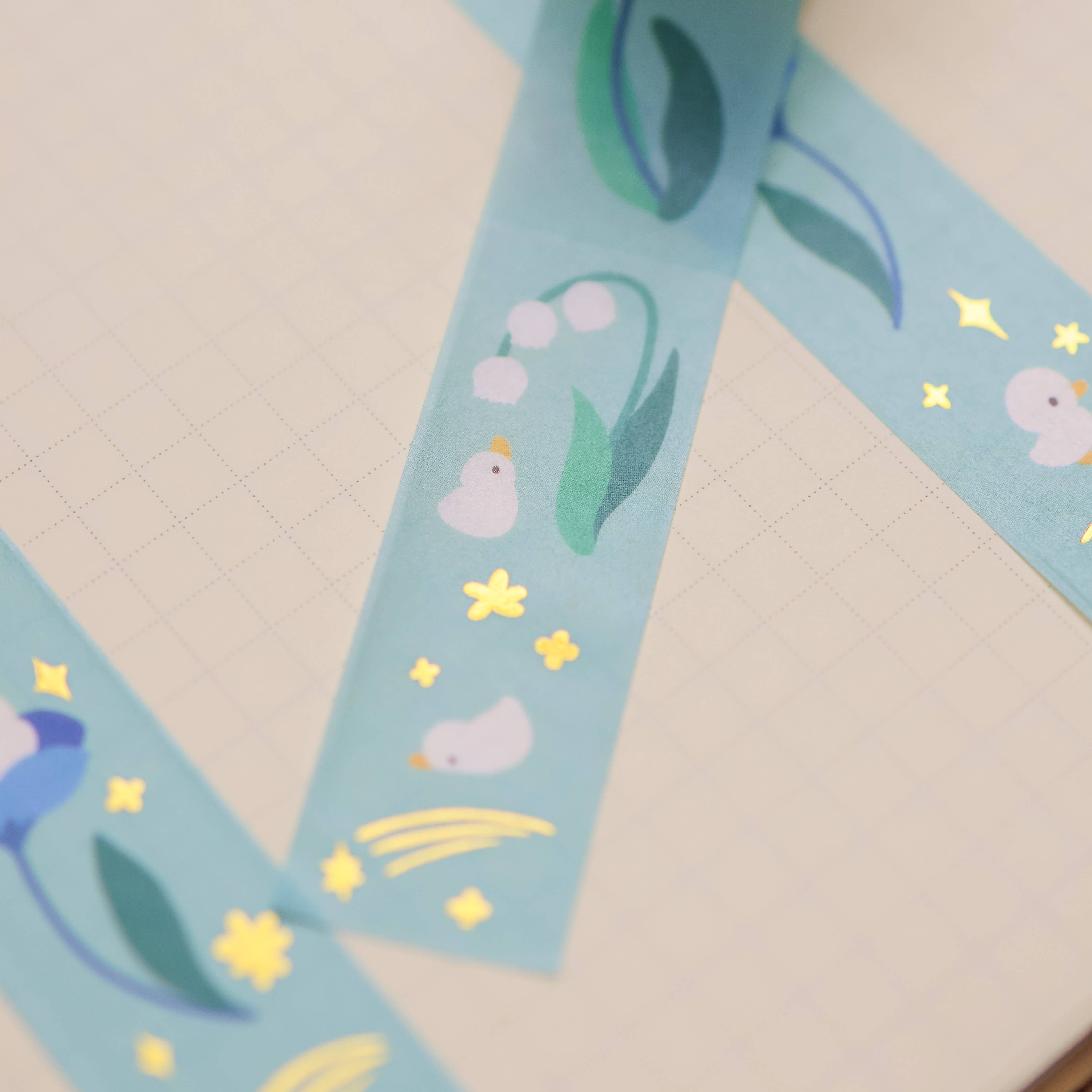 Flower Duck Washi Tape