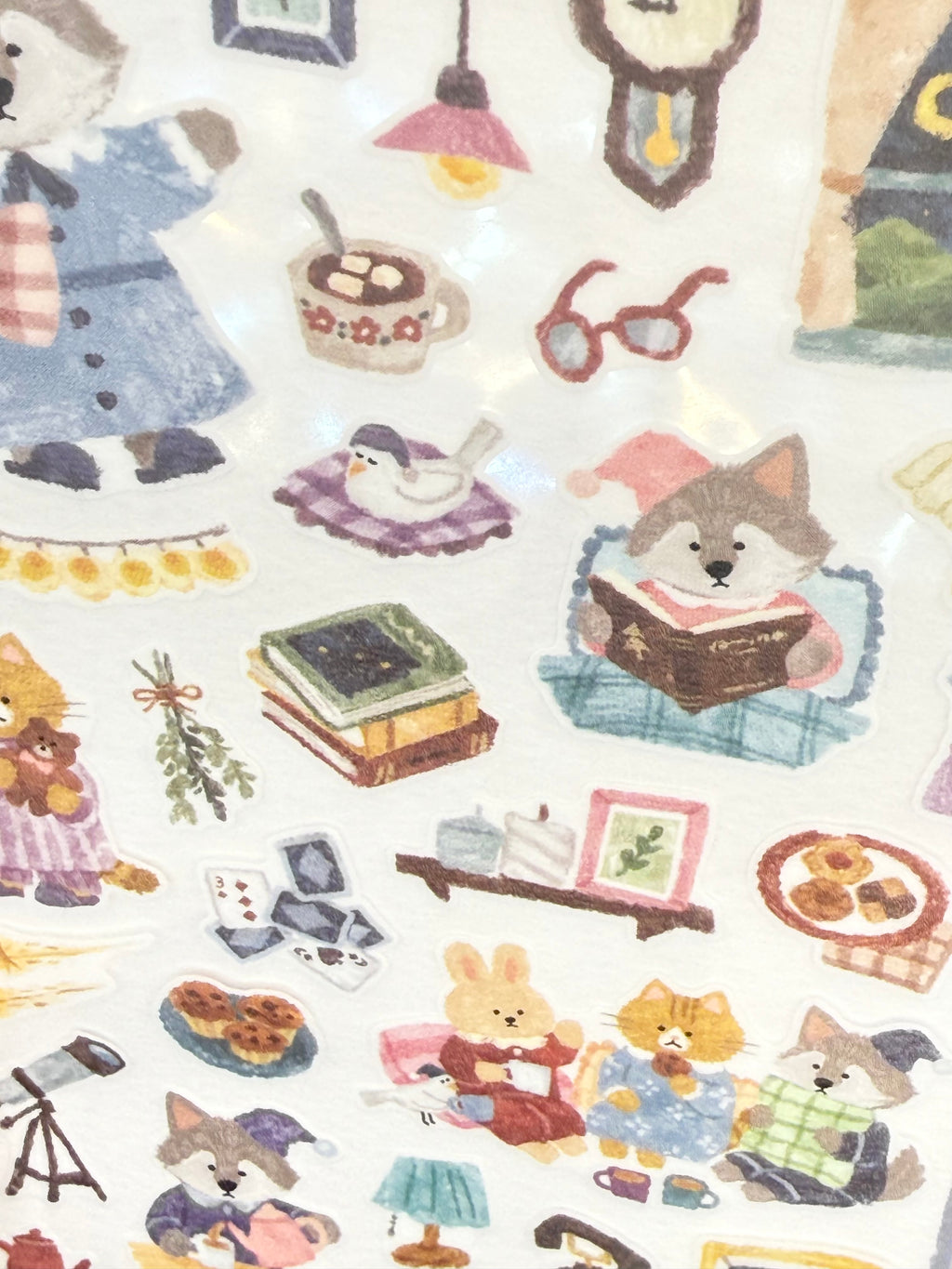 MindWave Kitera Sticker Sheet - Merry Friends Series - Ookami no Yofukashi