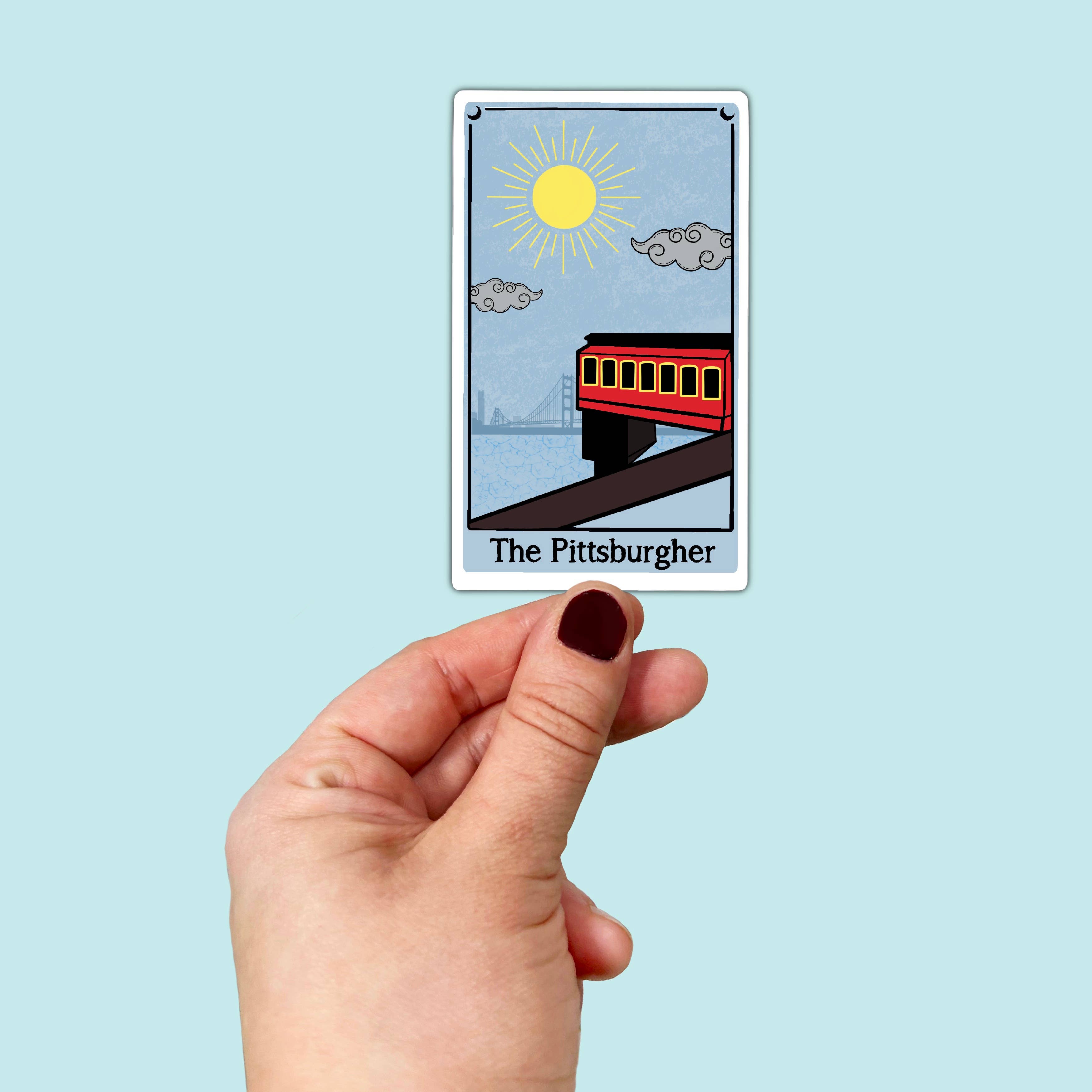 Waterproof Vinyl Tarot Pittsburghers Magnet