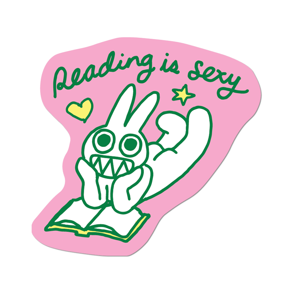 Reading is Sexy Die-Cut Sticker