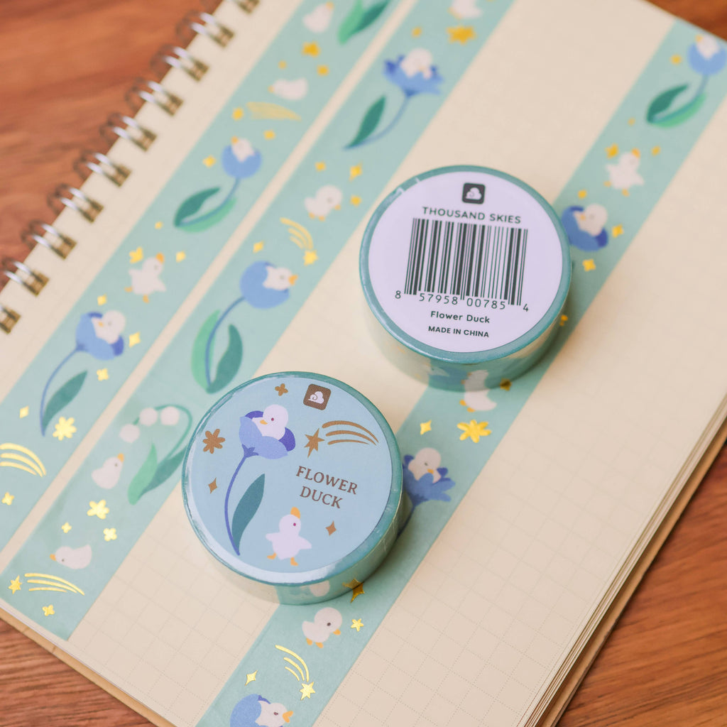 Flower Duck Washi Tape