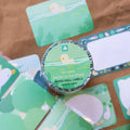 Paper Roll Labels - Ducks in Koi Pond