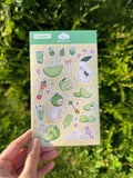 Honeydew bunnies sticker sheet | Vinyl sticker sheet