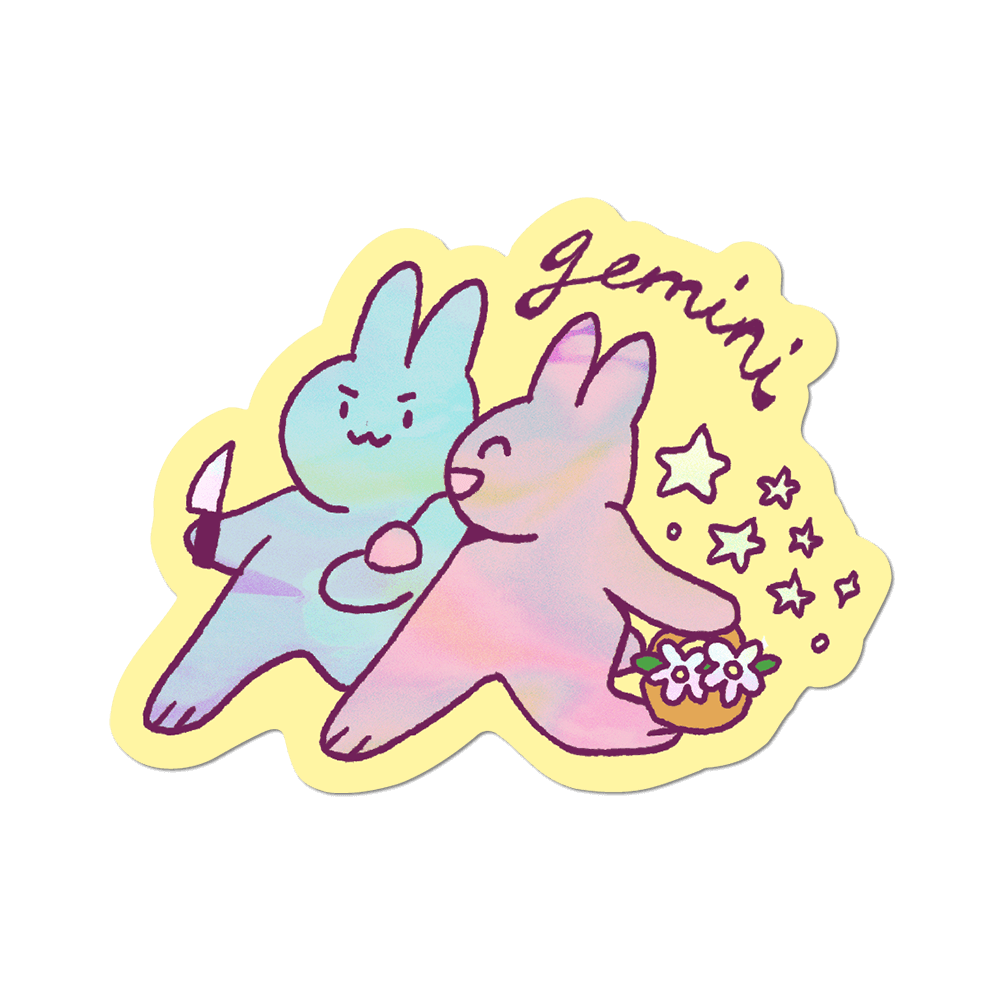 Gemini Die-Cut Sticker