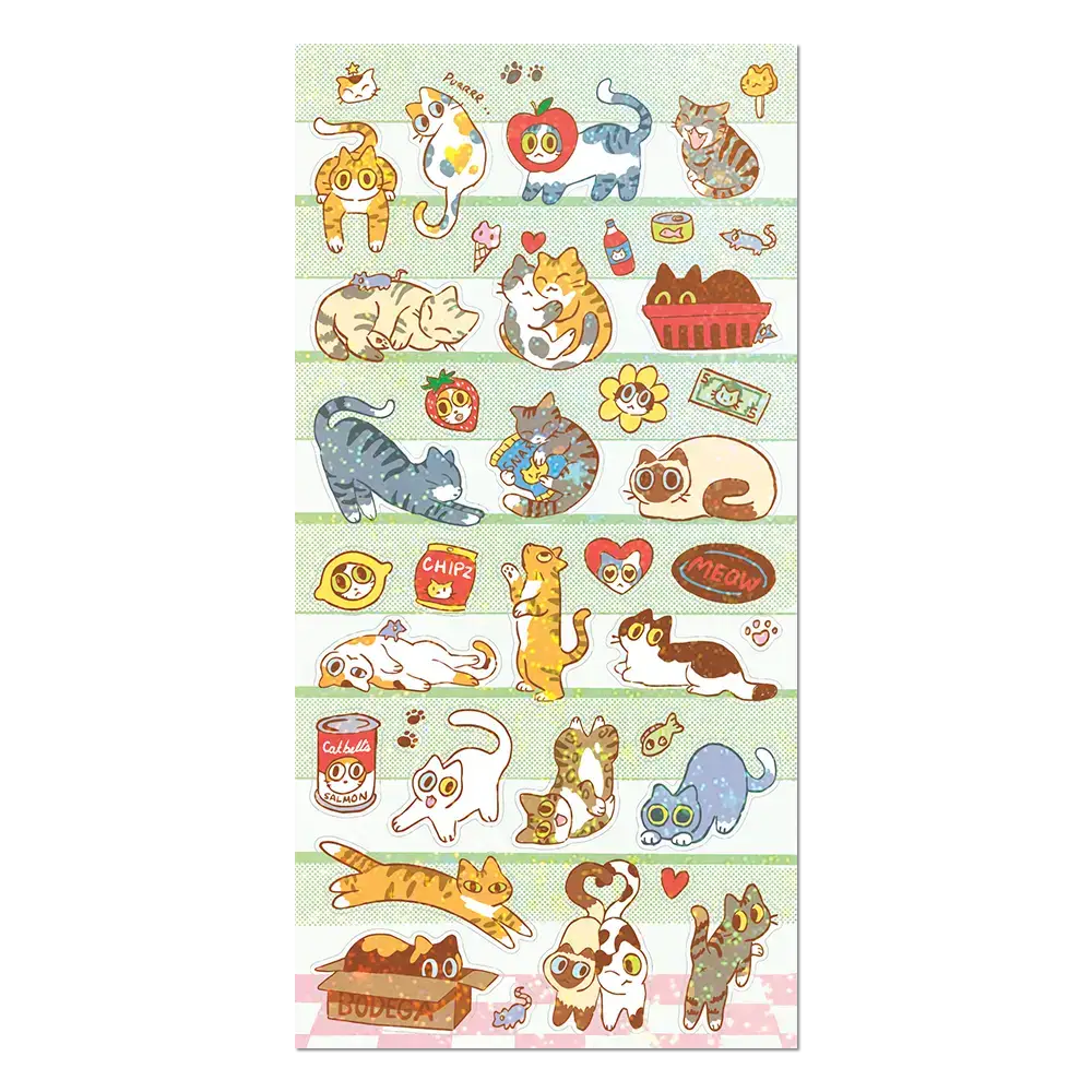 Bodega Kitties Sticker Sheet