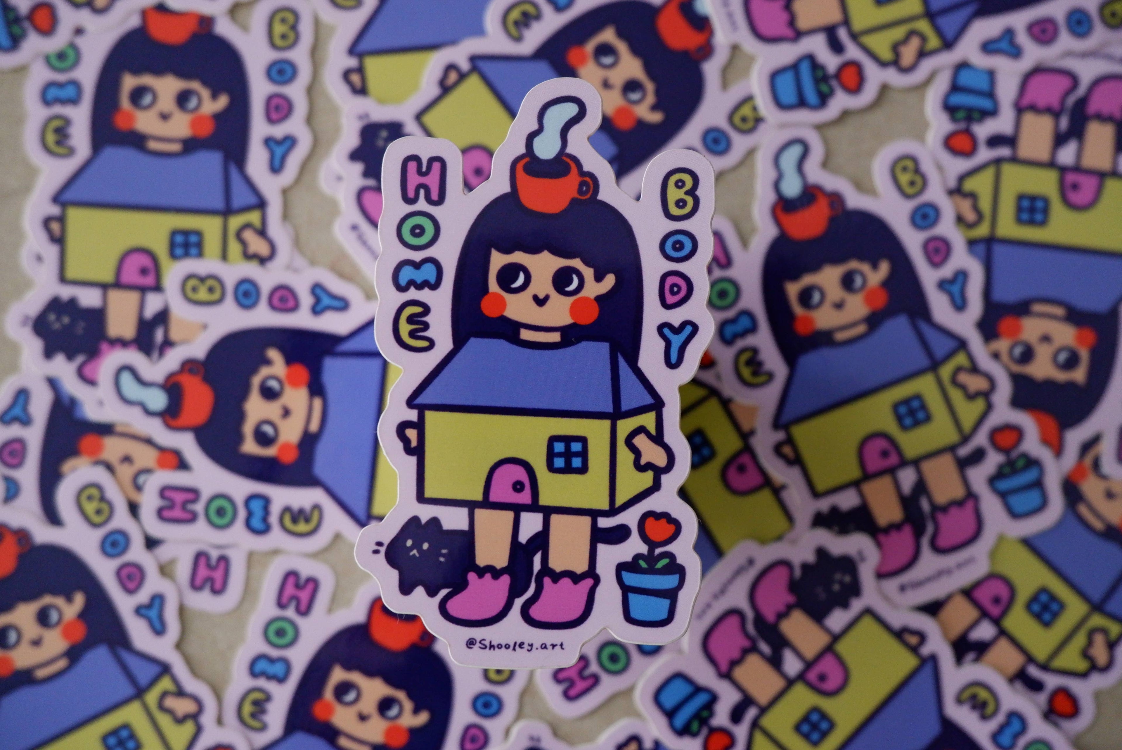 Homebody - vinyl sticker