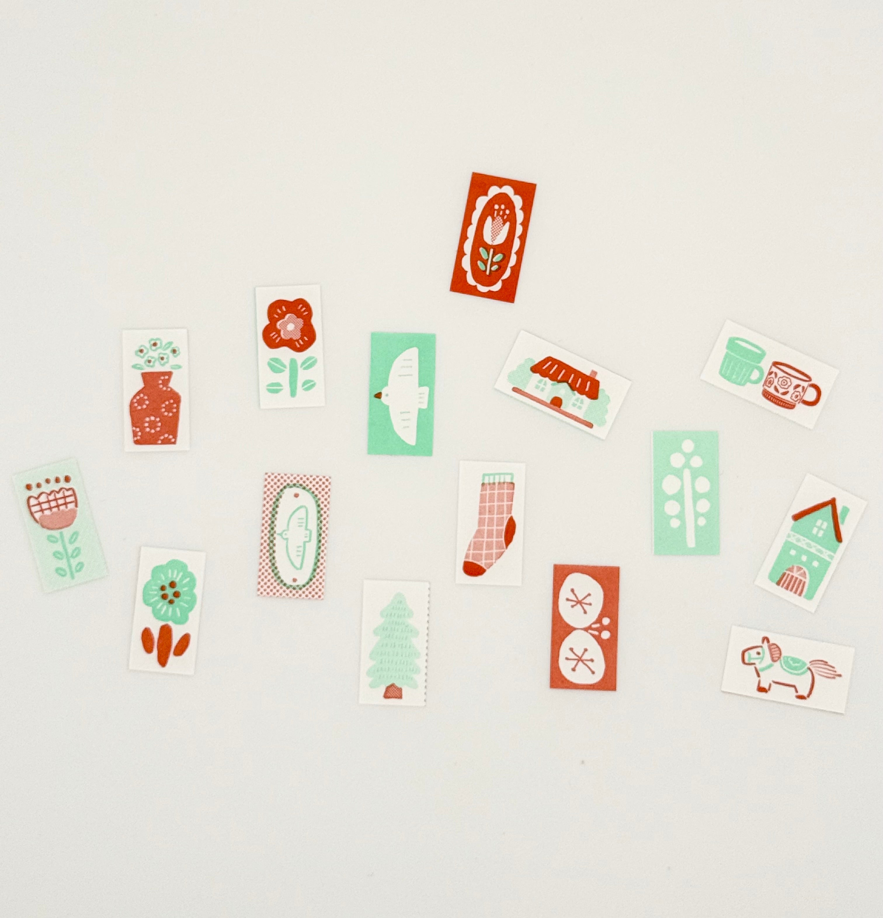 Beverly Baum Deco Labeler Roll Stickers - Scandinavian