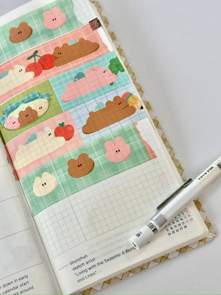 Kuma + Friends Washi Tape