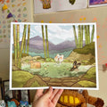 Relaxing Hot Springs Prints