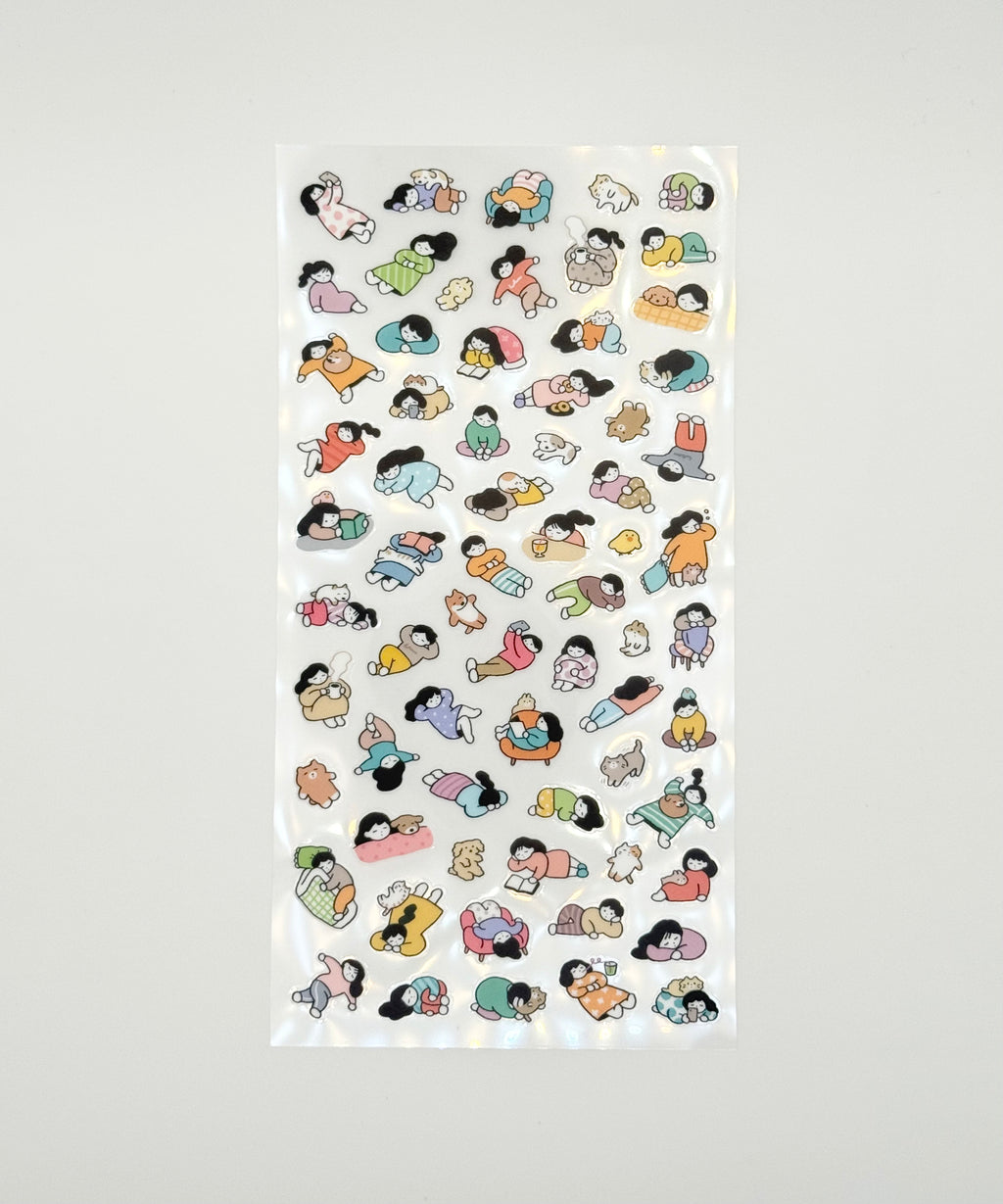MindWave Sticker Sheet - Seals Original Designs - Off Day