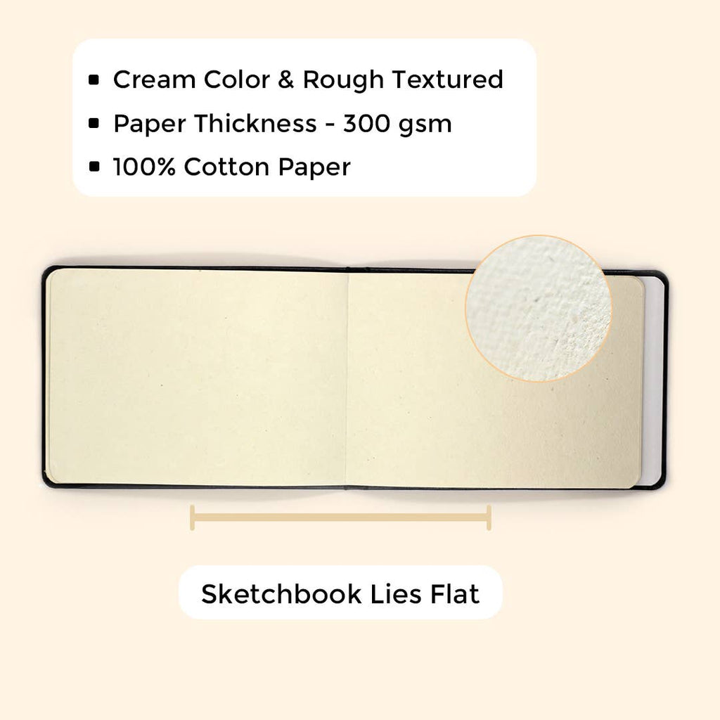 Sketchbooks A6 Cotton - 100% Cotton Handmade Paper