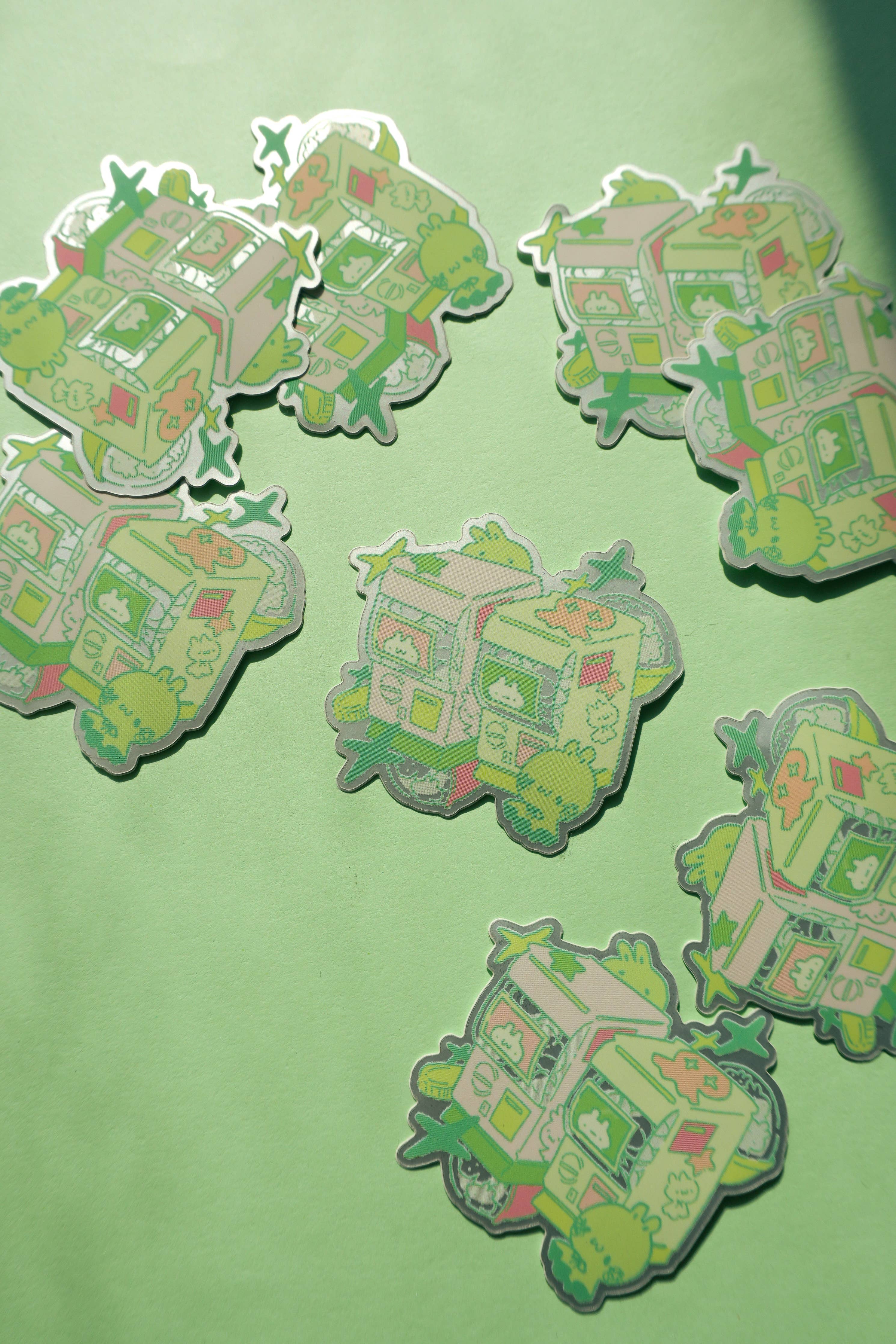 Gachapon Trinket Vinyl Stickers
