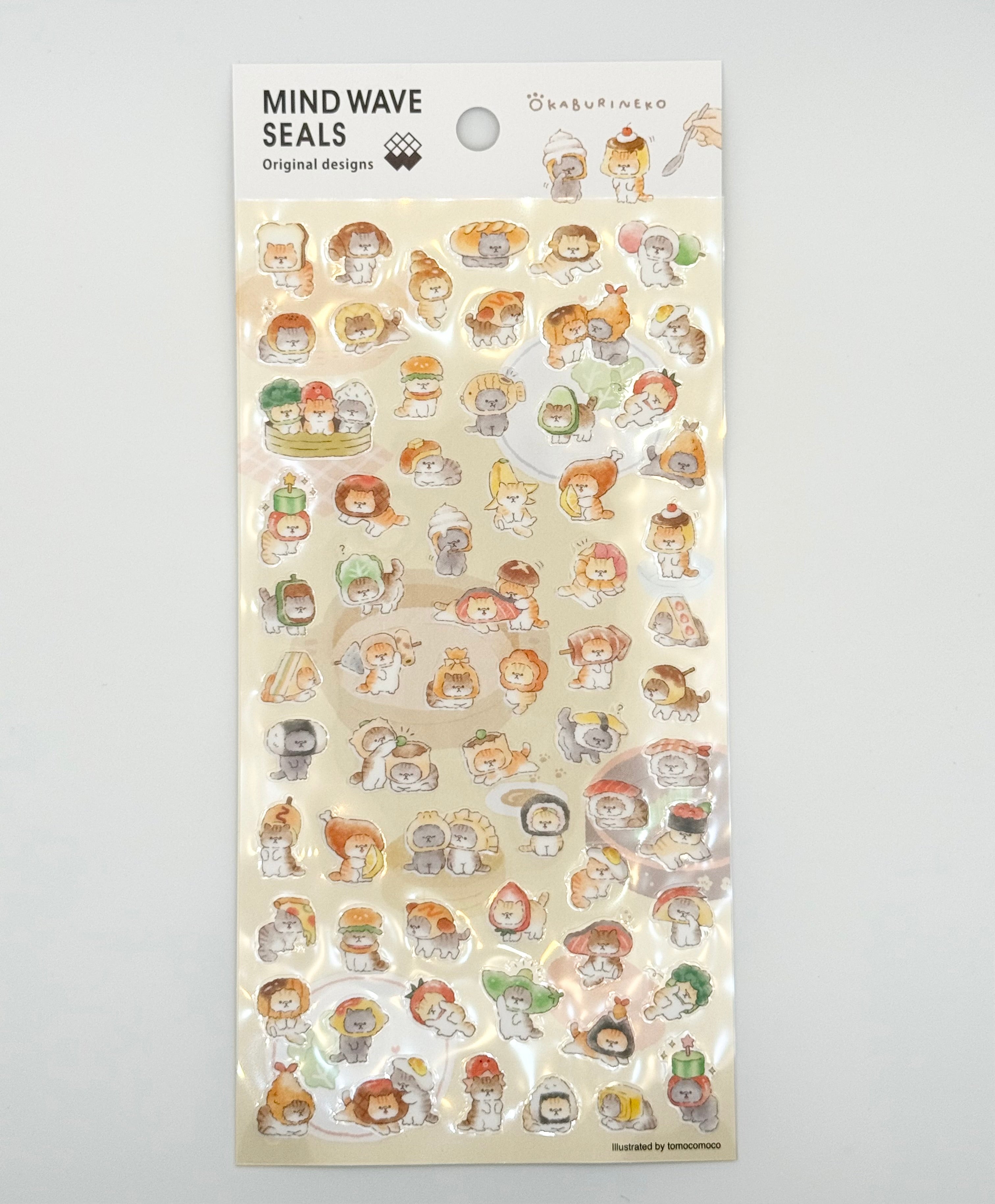 MindWave Sticker Sheet - Seals Original Designs - Okaburineko