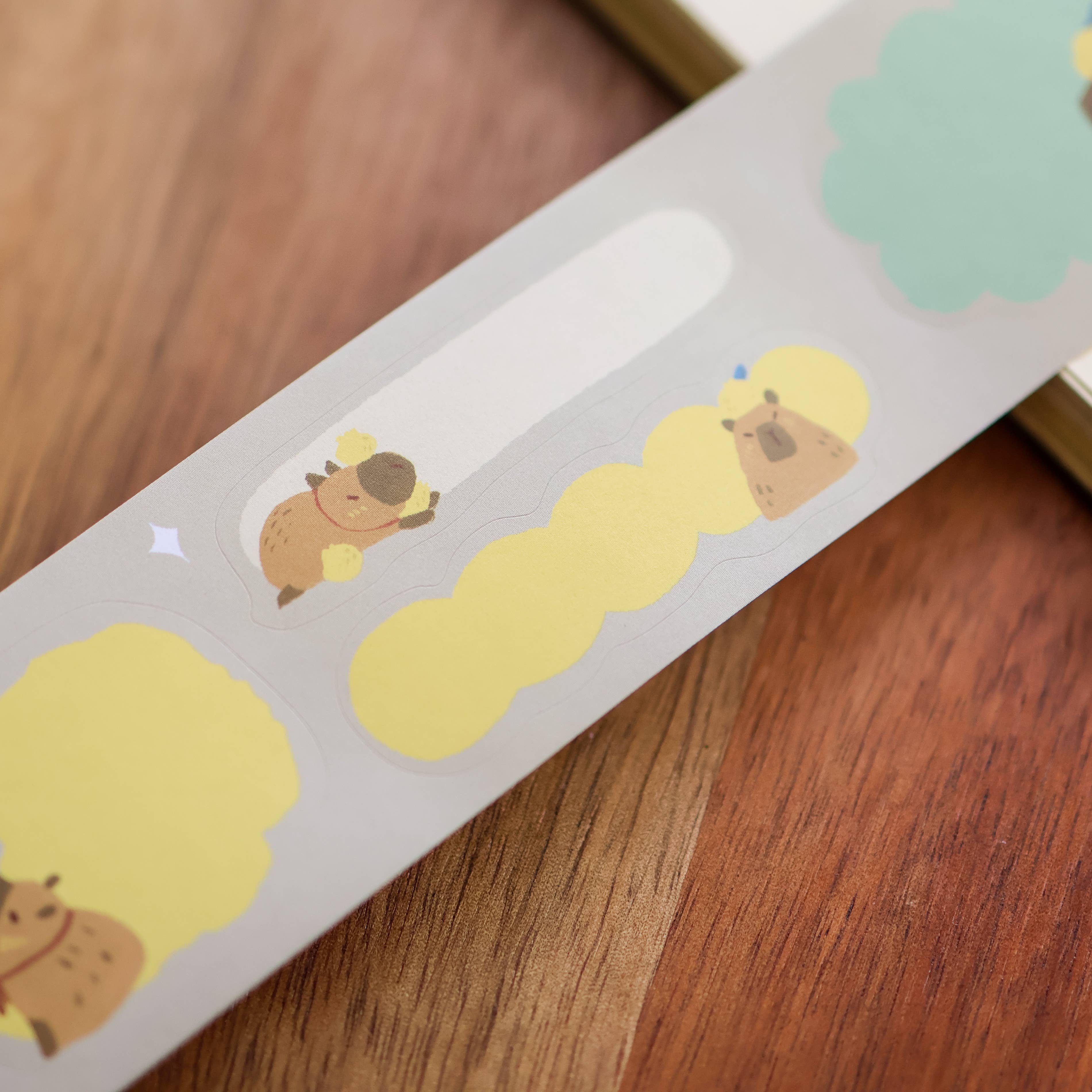 Paper Roll Labels (Kiss Cut) - Capybara