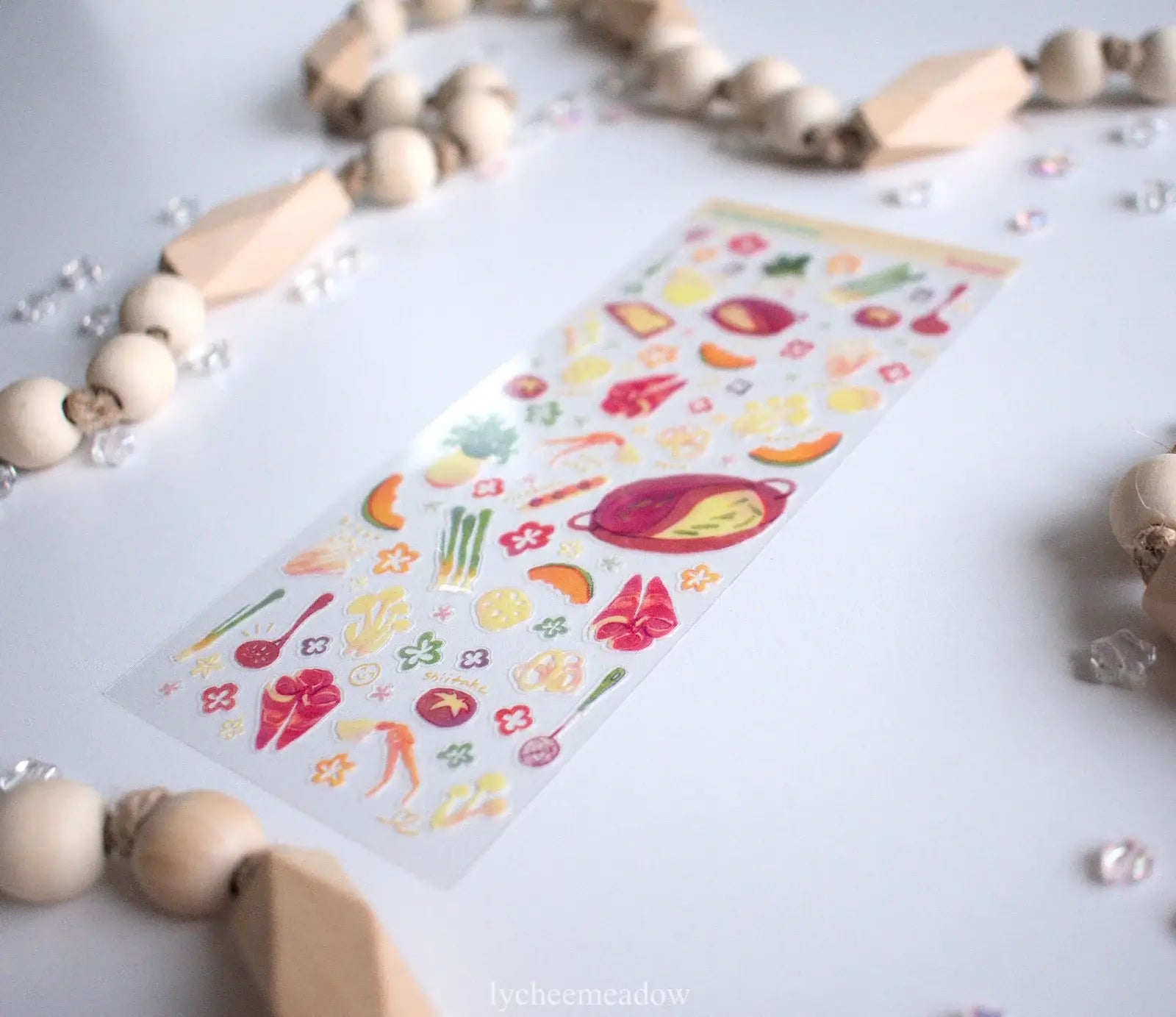 Hotpot Clear Sticker Sheet