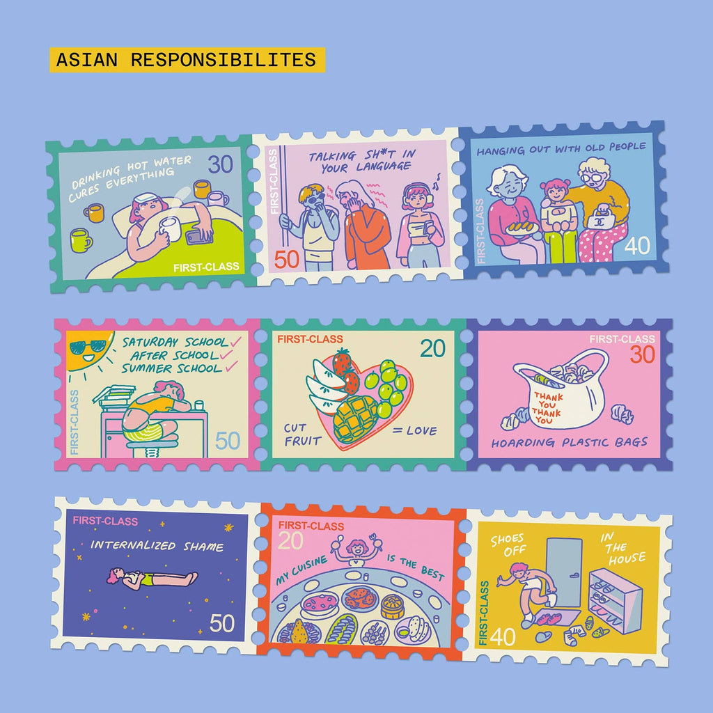 Responsibilities Stamp Washi Tape