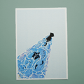 Cat in Water Print