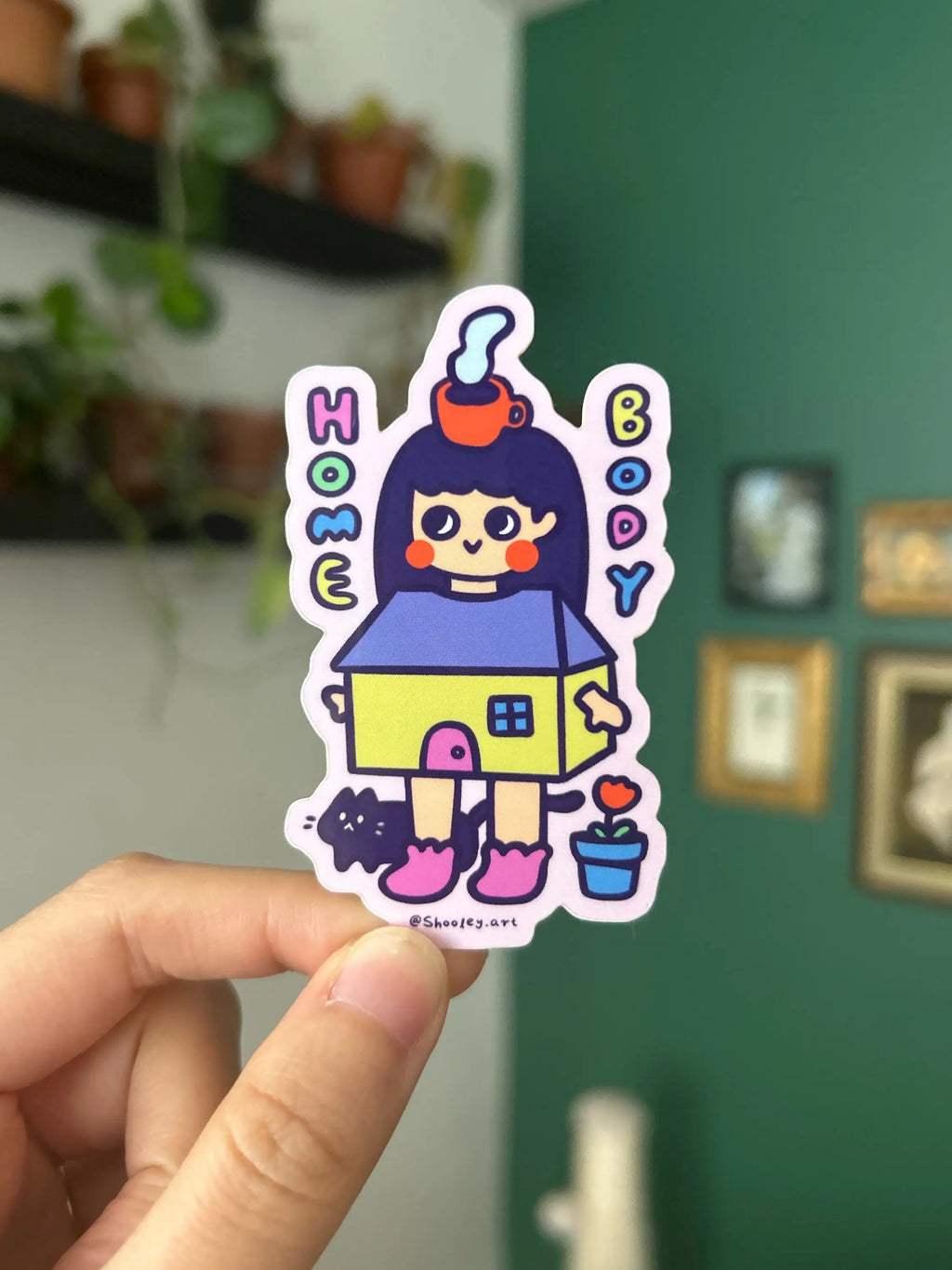 Homebody - vinyl sticker