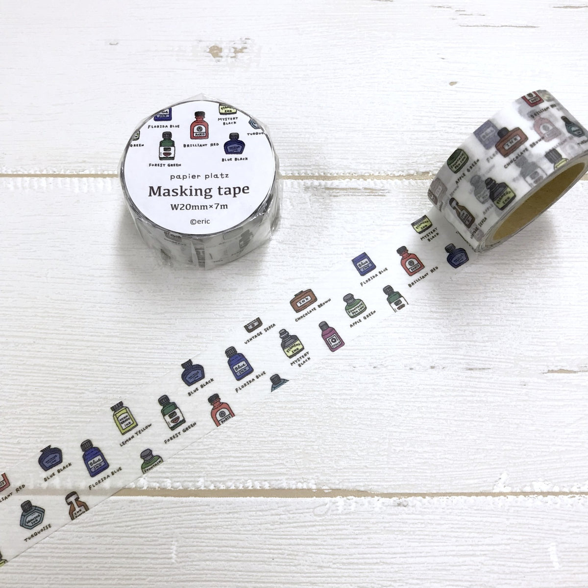 eric small things Washi Tape - Ink Bottles