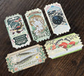Gold Foil Fresh Water Ticket Washi Tape