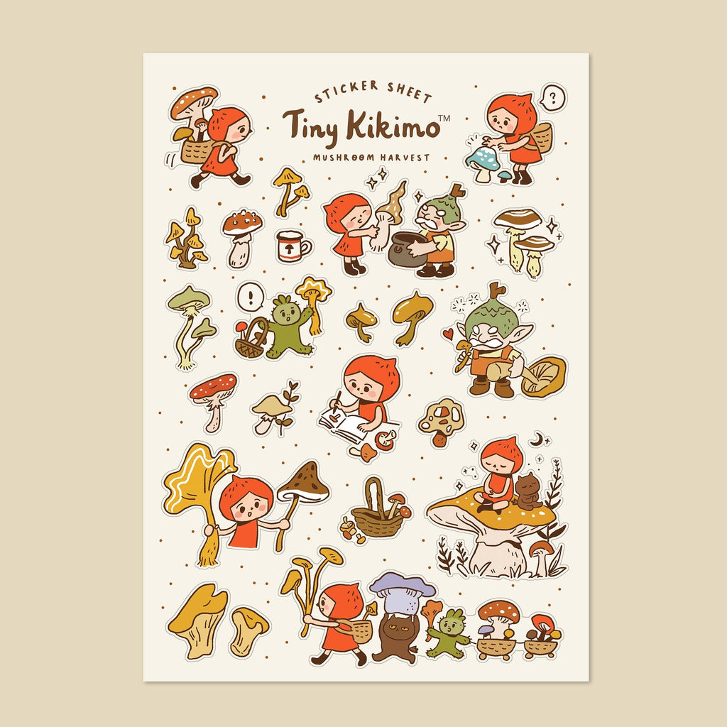 Mushroom Harvest - Sticker Sheet