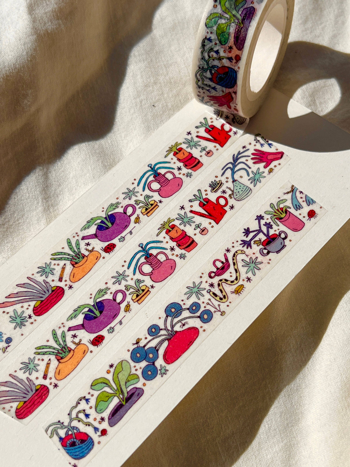 Washi Tape - Fun and Colorful Garden Plants
