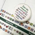 Social Media mini Washi Tape