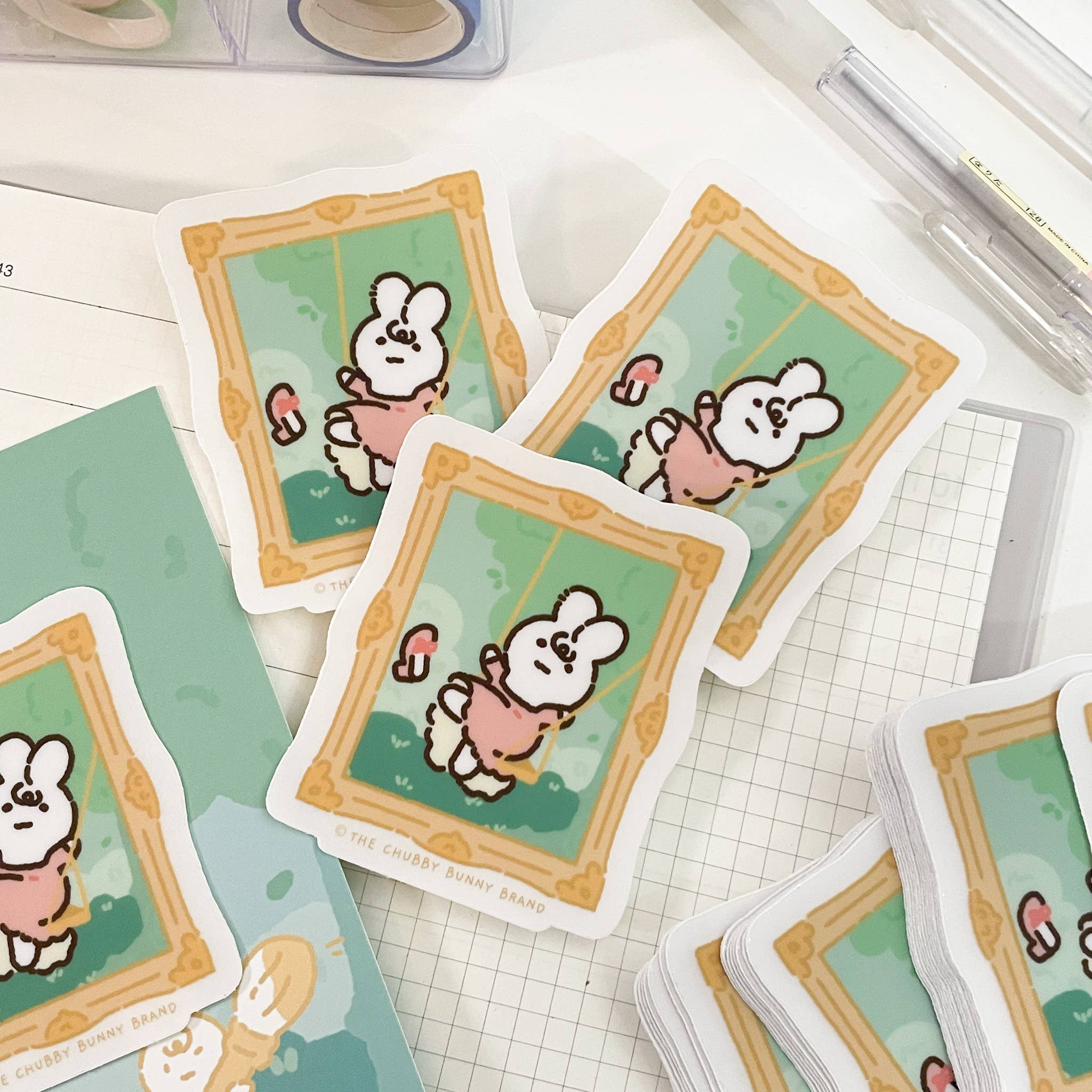 The Swing Vinyl Sticker