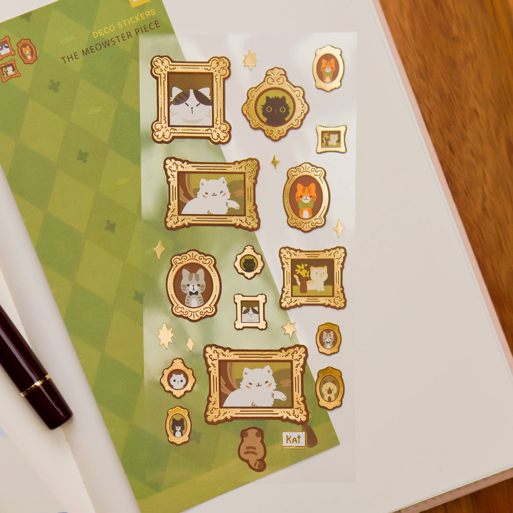 Meowster Piece Sticker Sheet