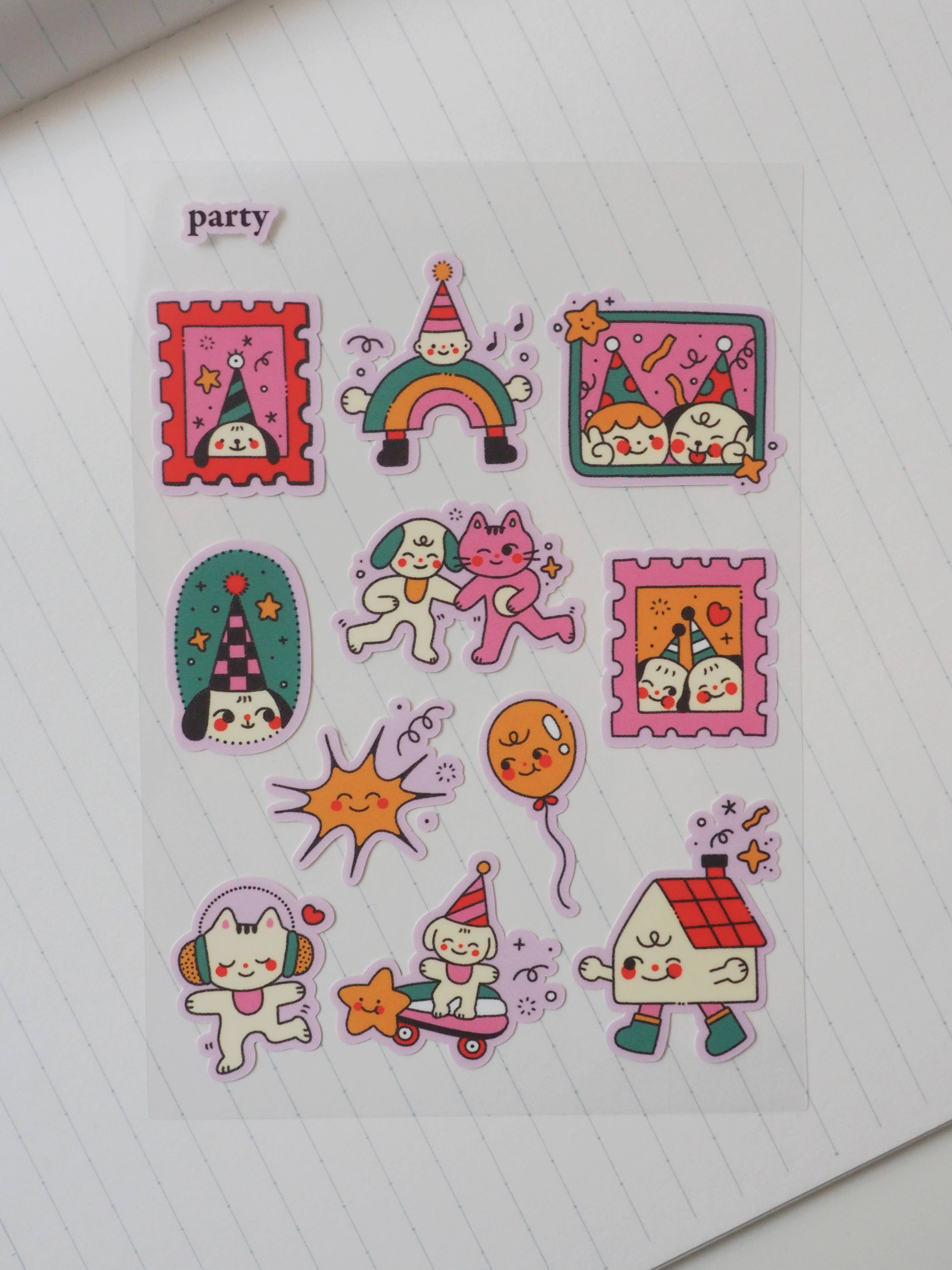 Party • Sticker Sheet
