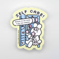 Self Care Motto Vinyl Sticker