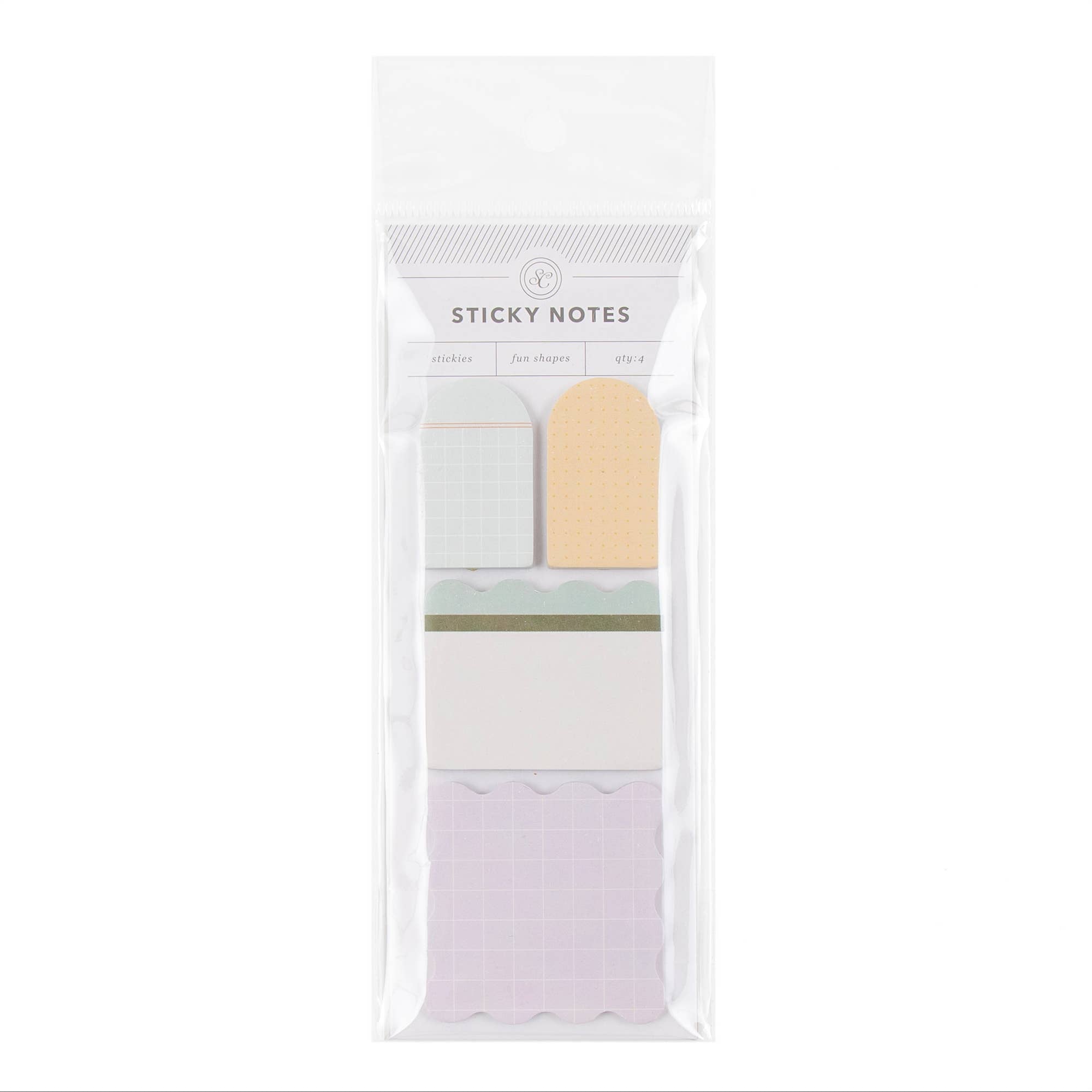 Grid Sticky Notes Set