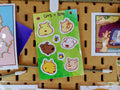 Dog + Bee Glossy Vinyl Sticker Sheet