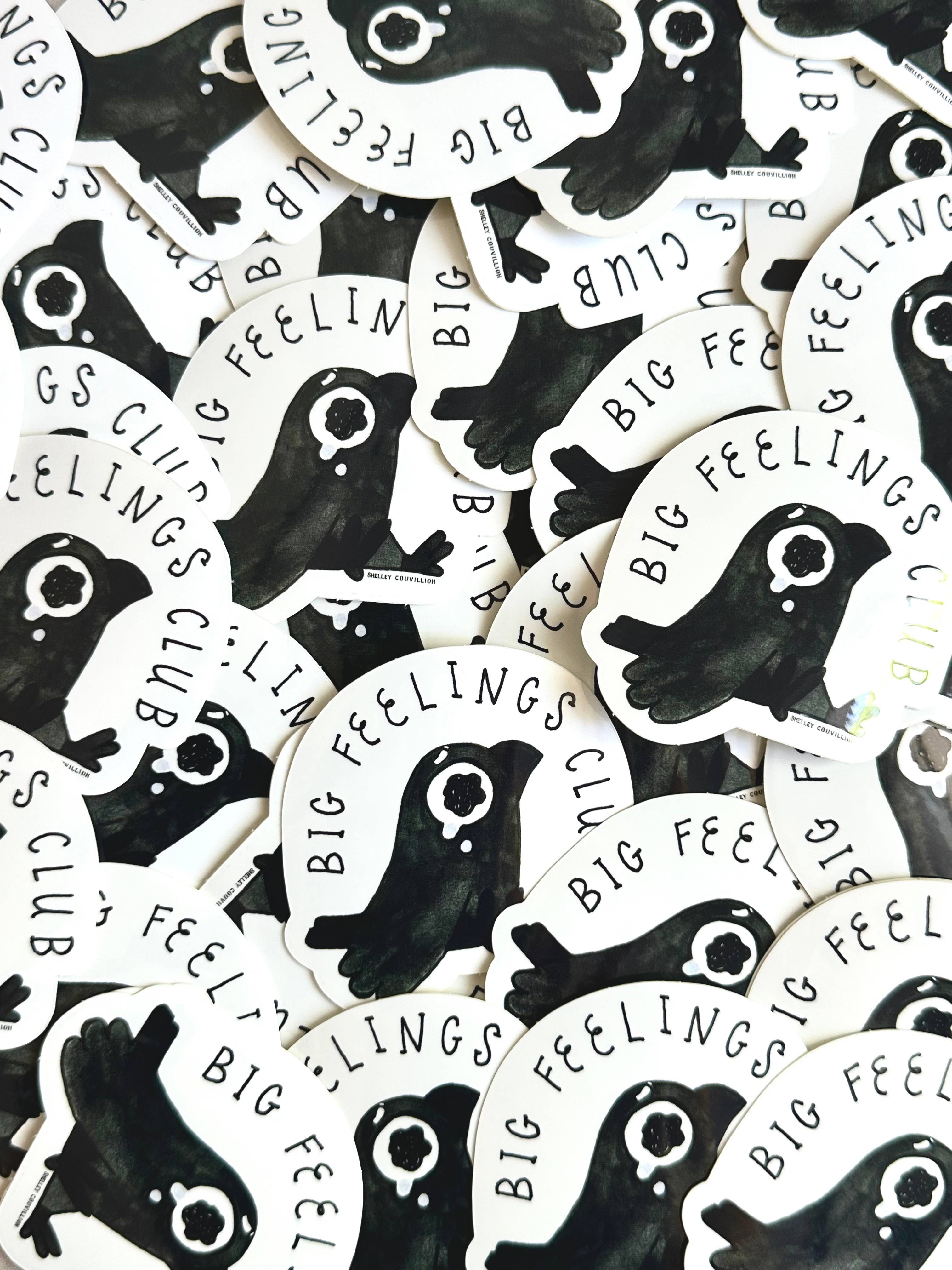 Big Feelings Club sticker