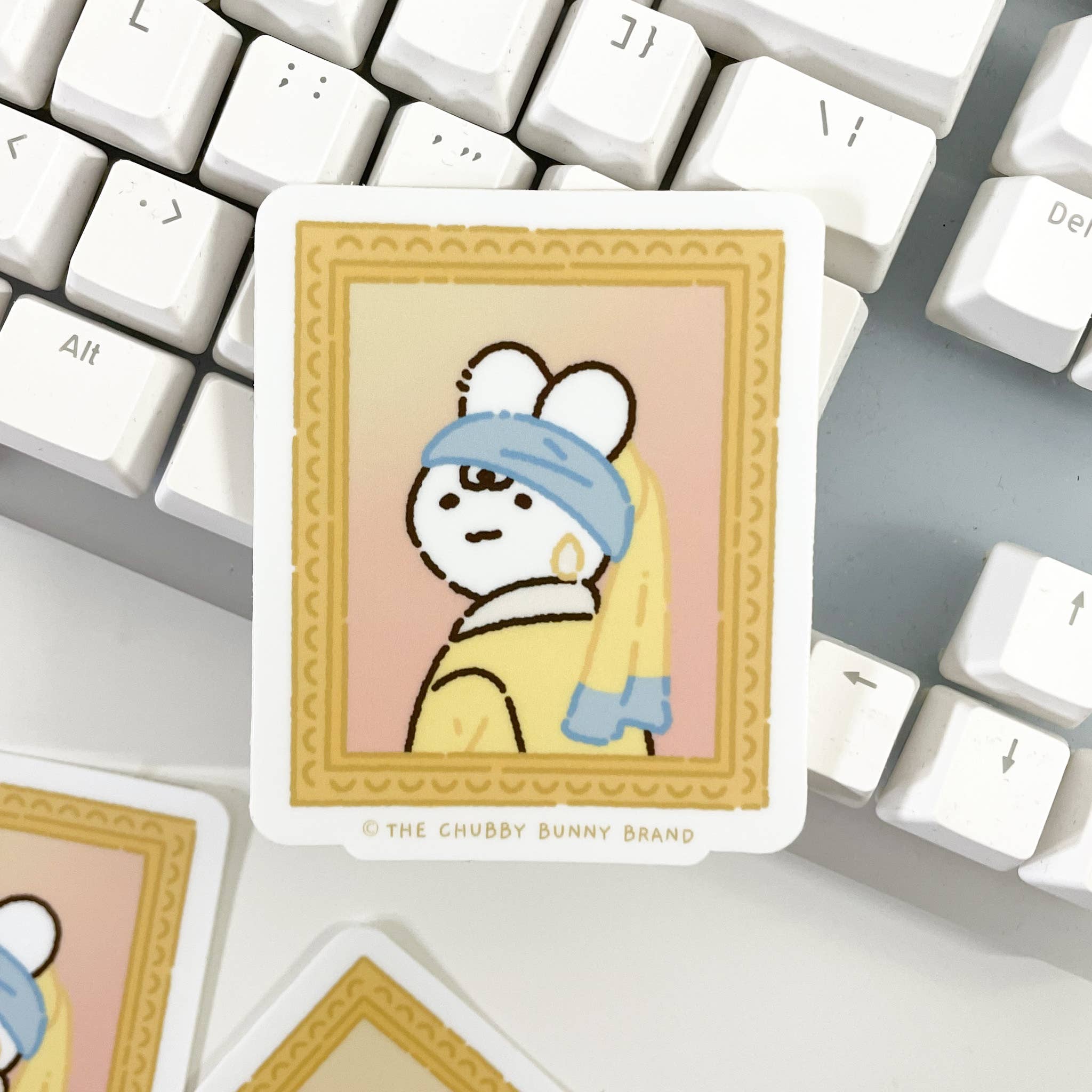 Girl with a Pearl Earring - Vinyl Sticker