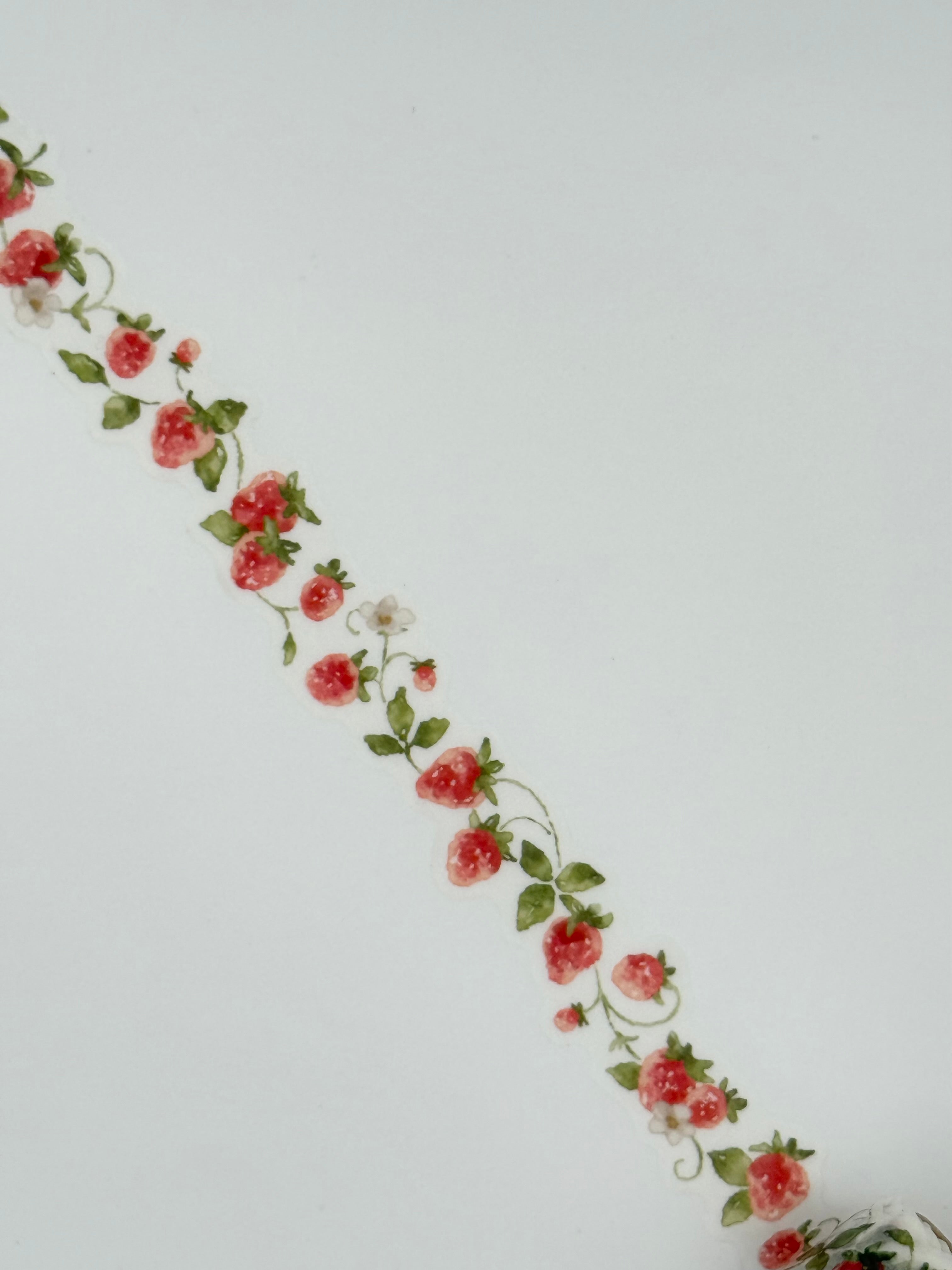 Mind Wave Die-Cut Washi Masking Tape - Strawberry