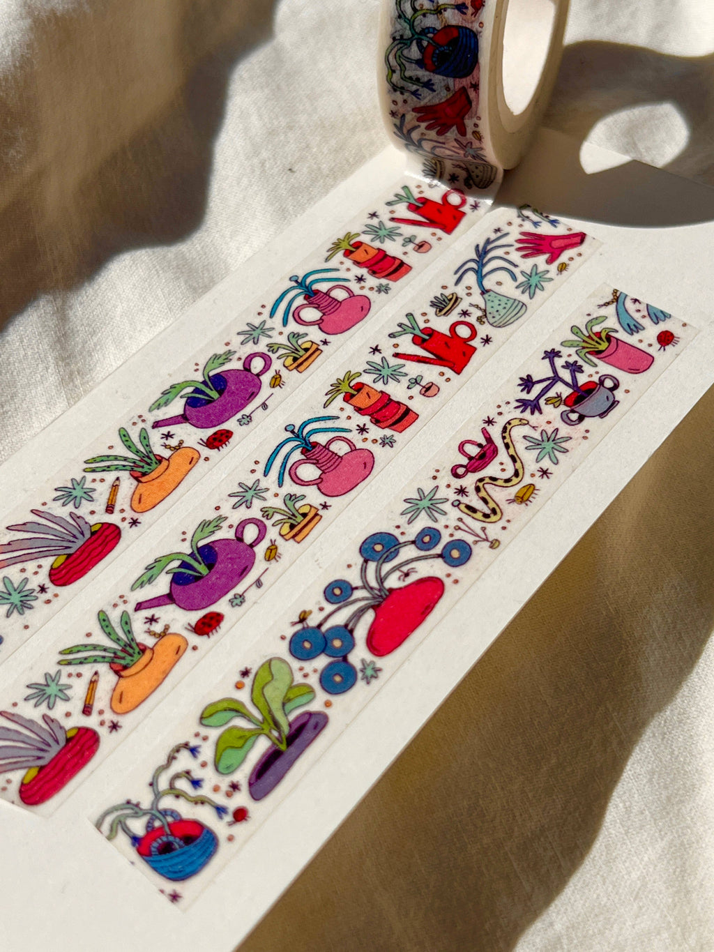 Washi Tape - Fun and Colorful Garden Plants