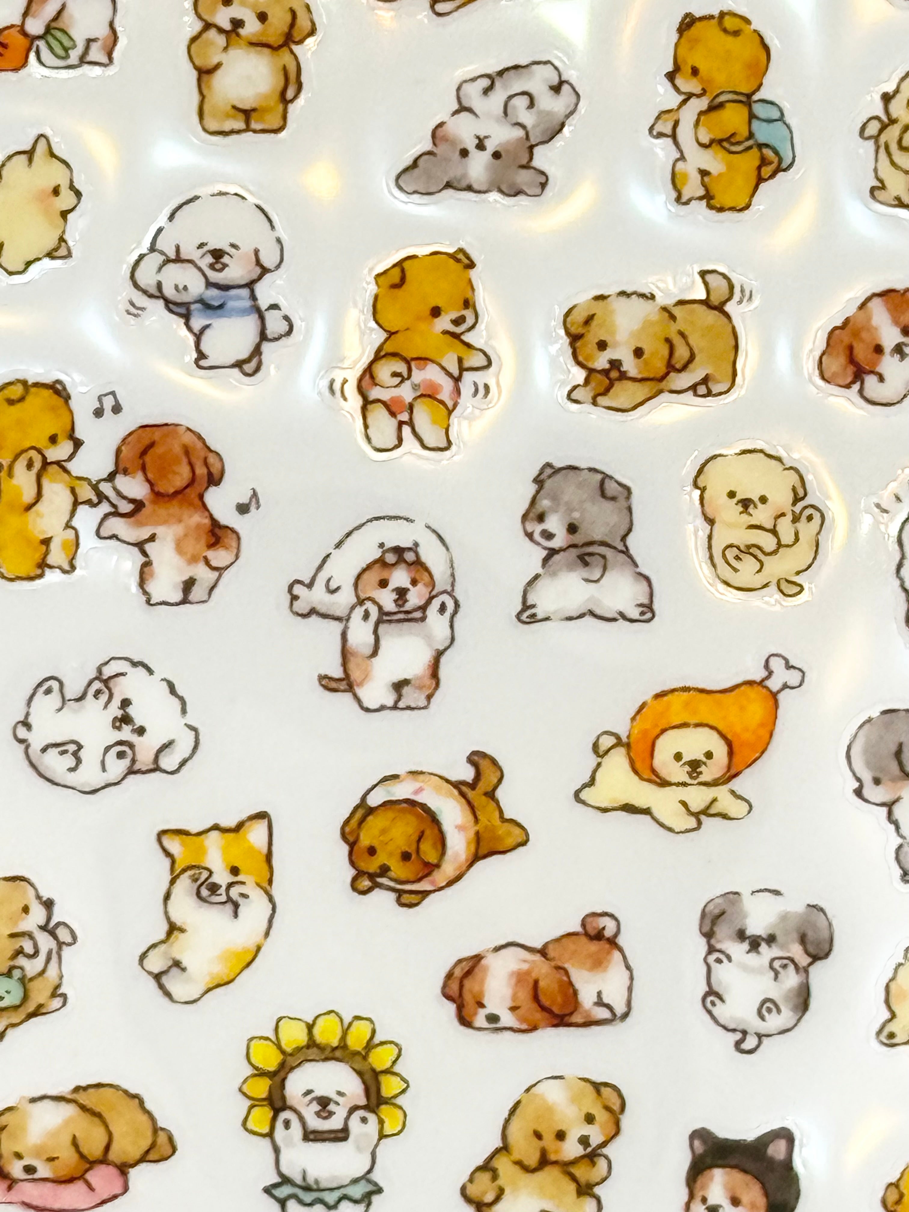 MindWave Seals Sticker Sheet - Pote Puppy