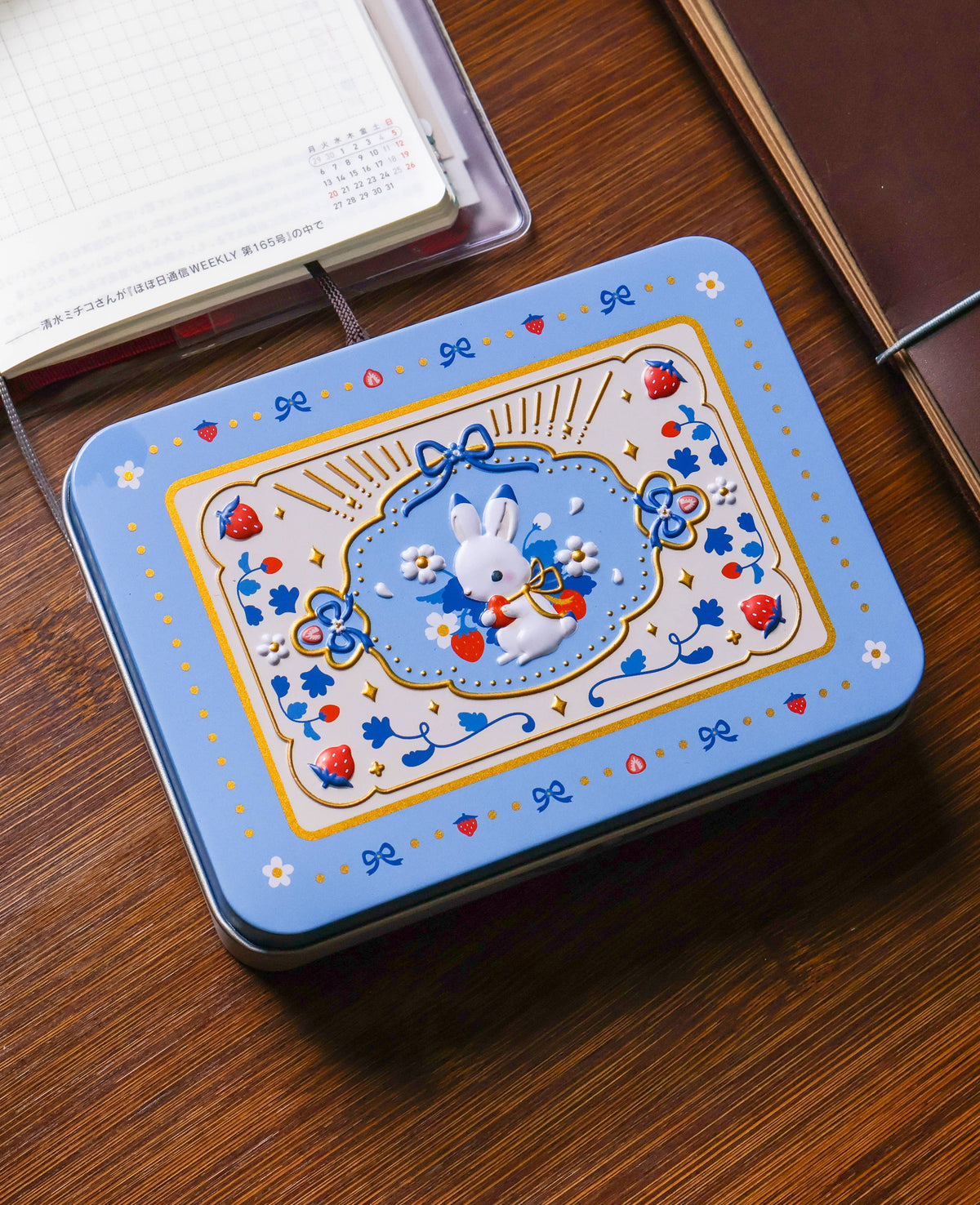 Strawberry Bunny Mystery Tin Can