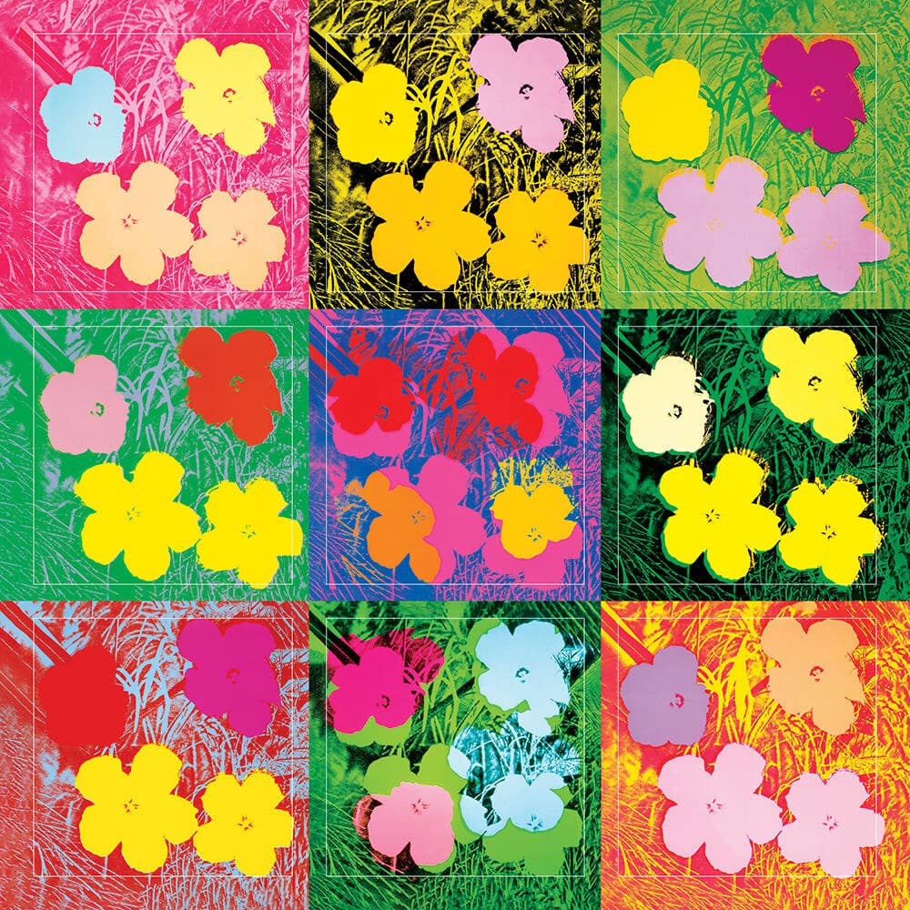 Flowers by Andy Warhol Sticker Sheet