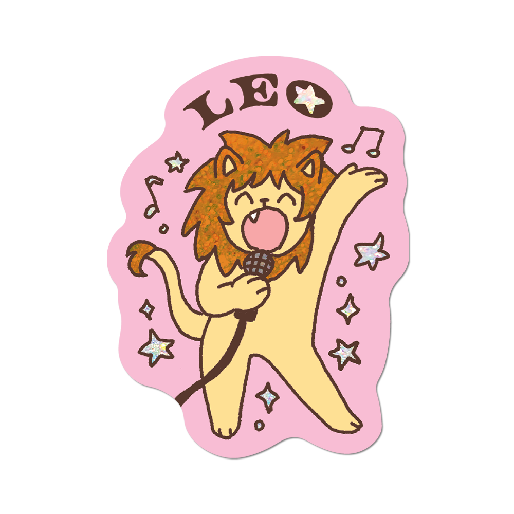 Leo Die-Cut Sticker