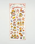 MindWave Kitera Sticker Sheet - Merry Friends Series - Cat no Cooking