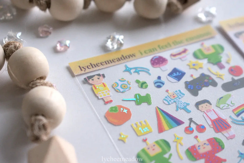 I Can See the Cosmos Holographic Sticker Sheet