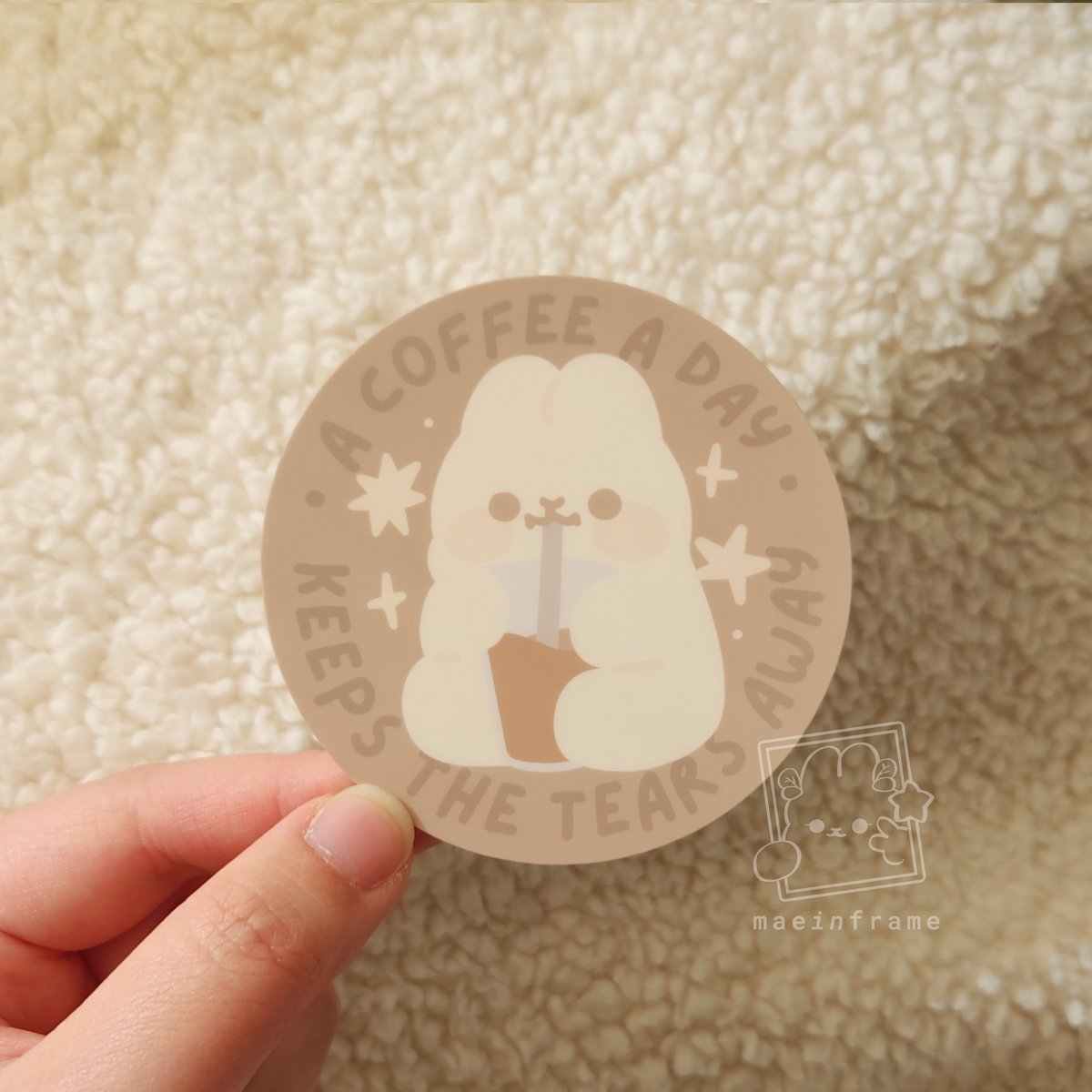 A drink a day | diecut sticker